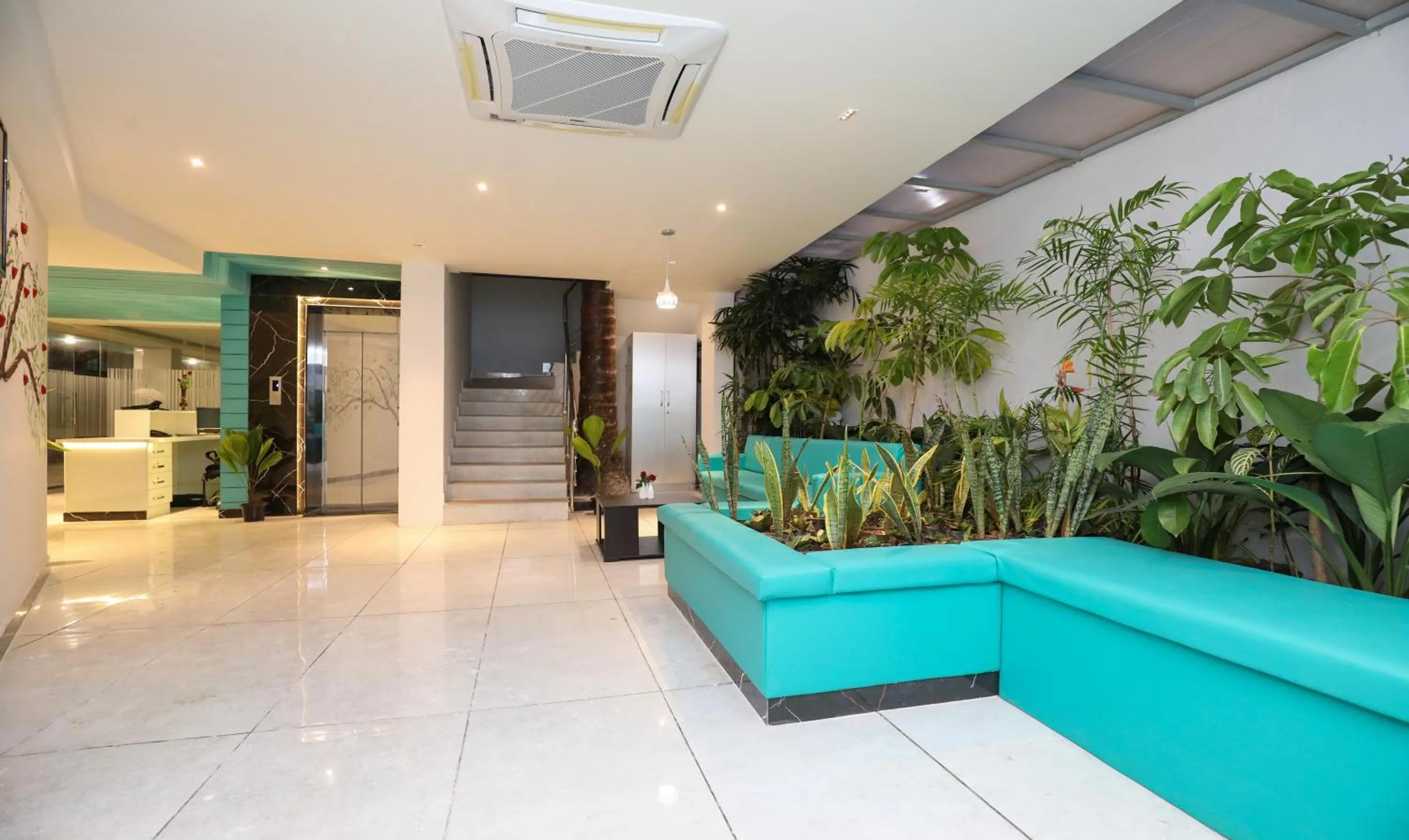 Seating area in Treebo Apple Villa