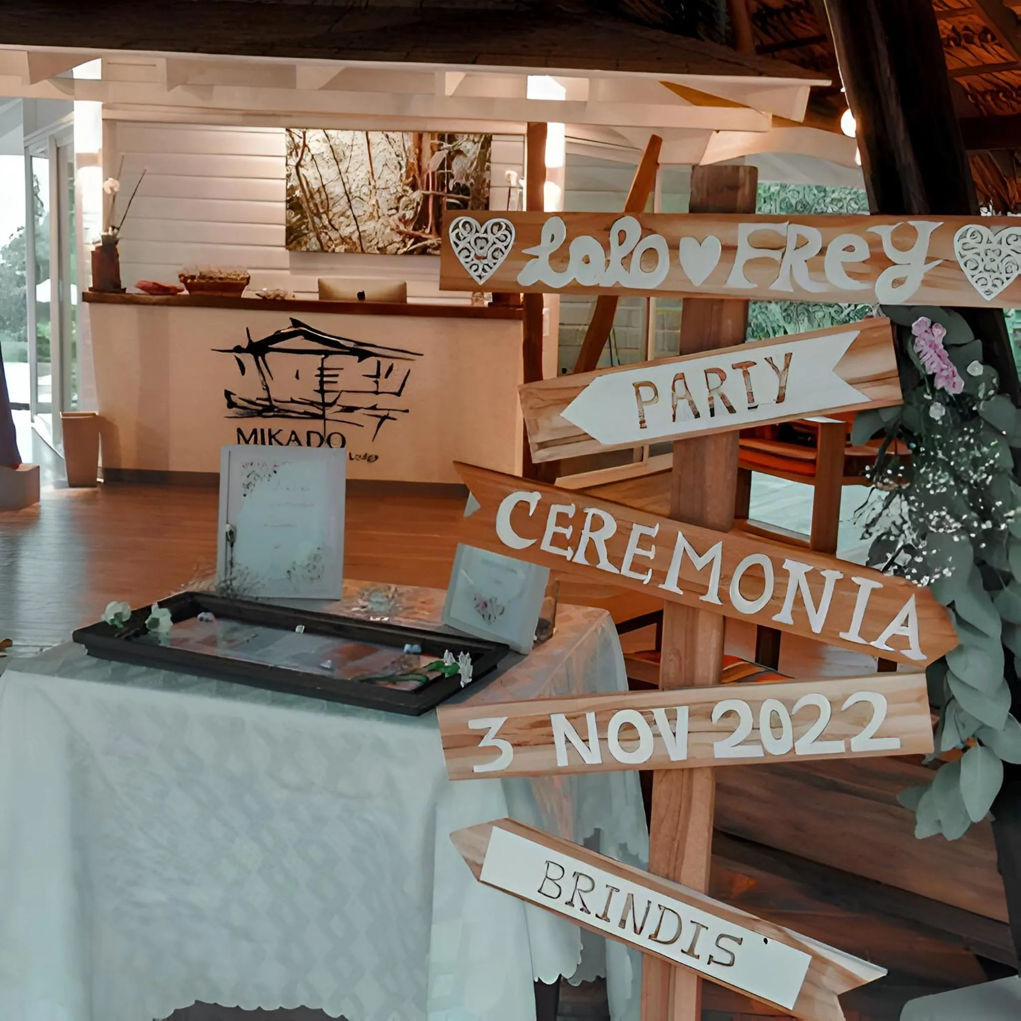 wedding in Mikado Natural Lodge