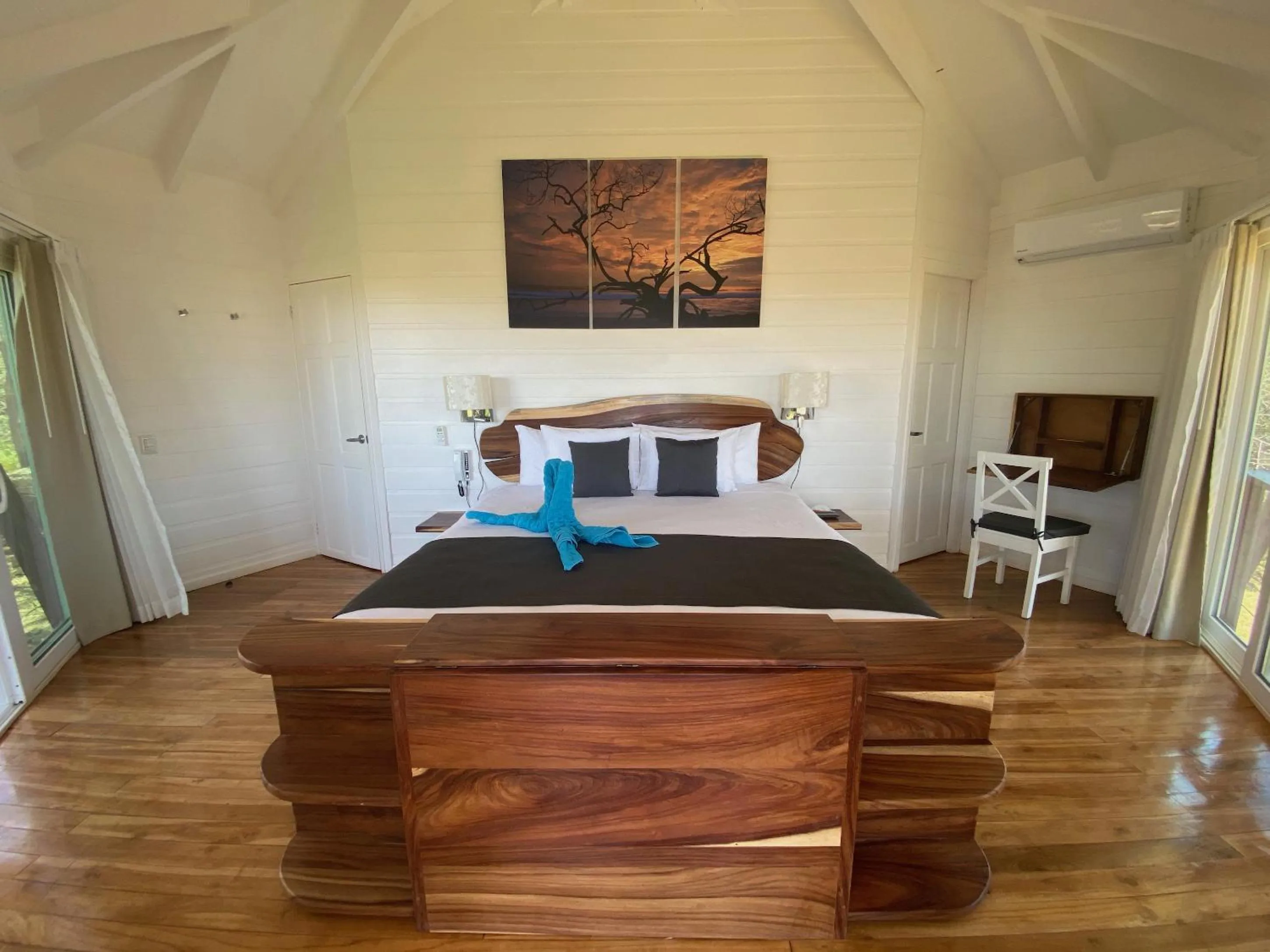 Bed in Mikado Natural Lodge