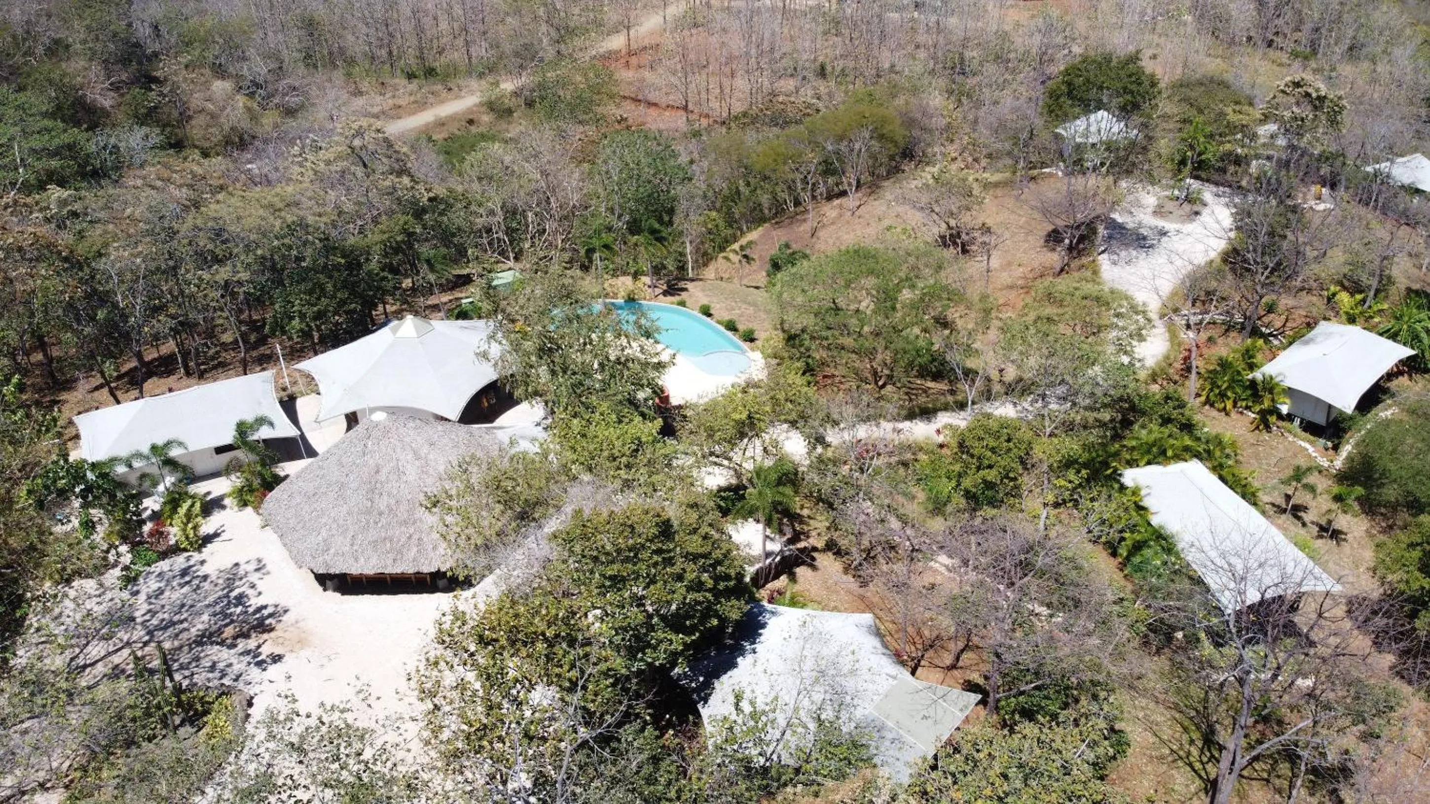 Bird's eye view in Mikado Natural Lodge
