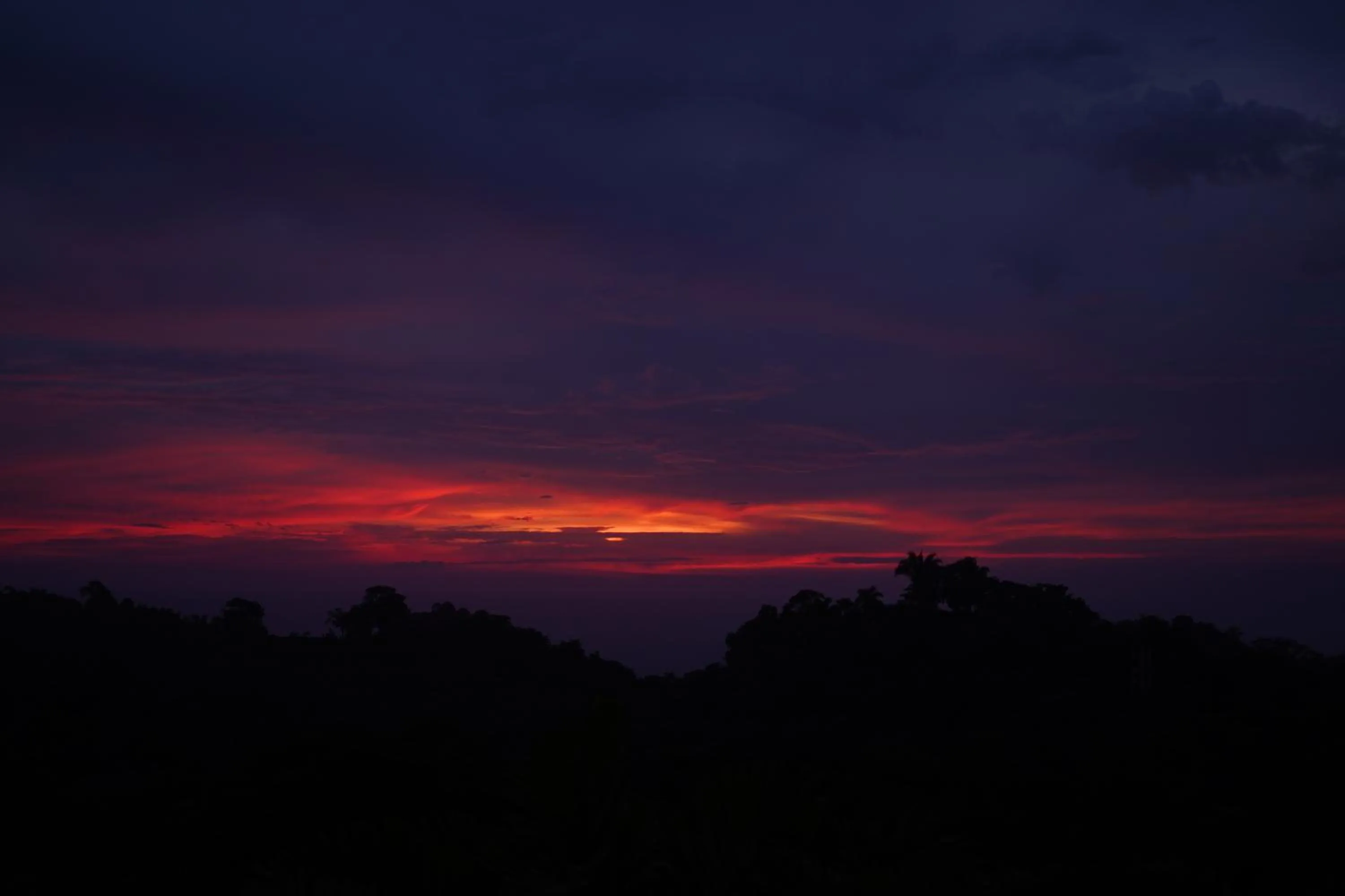 Sunset in Mikado Natural Lodge