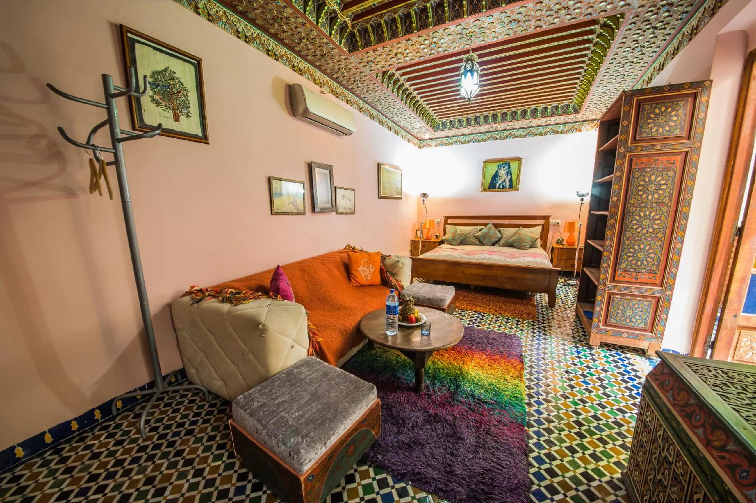 Bed in Riad L'Artiste