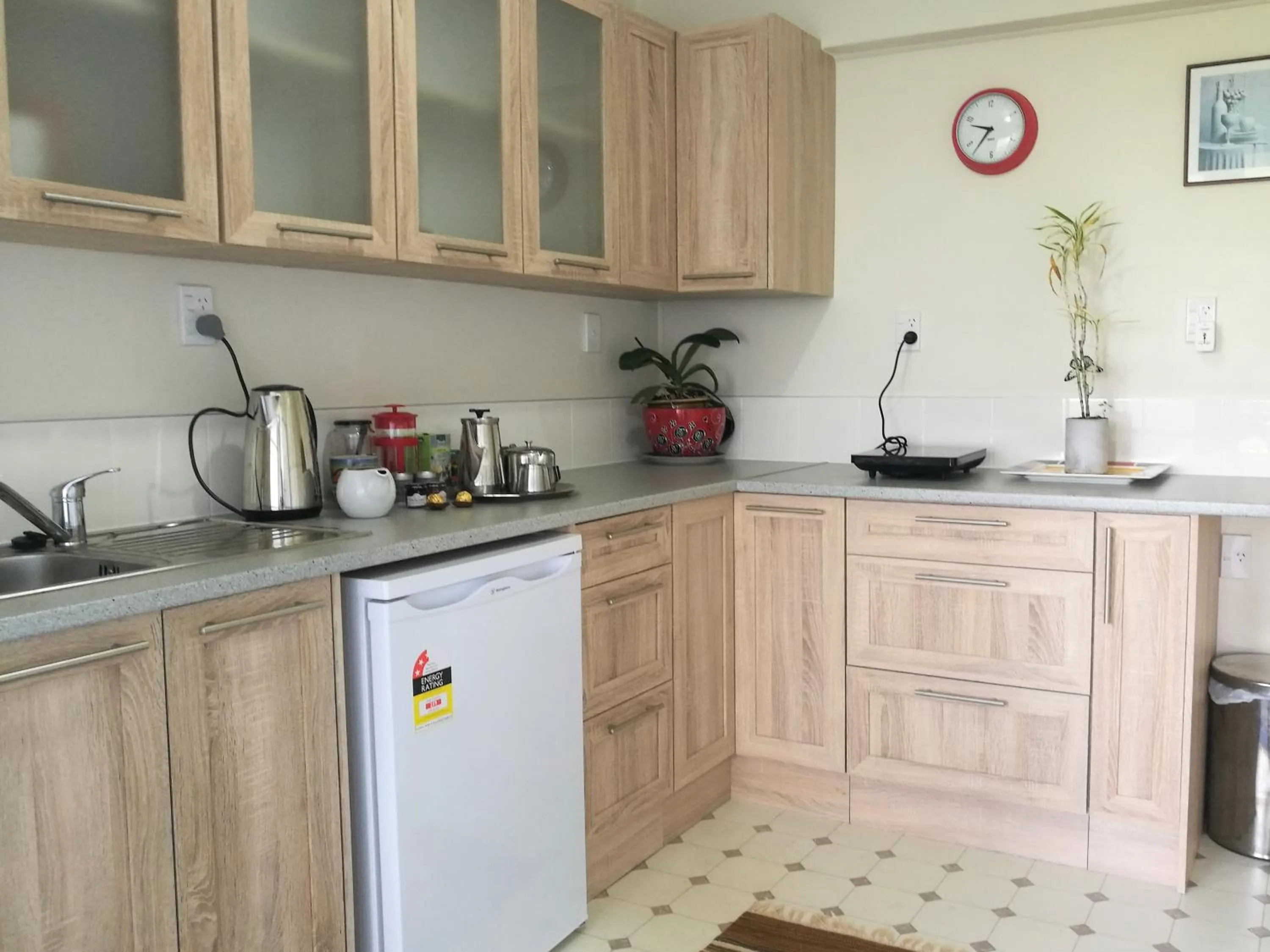 Kitchen or kitchenette in Geyser Lookout BnB