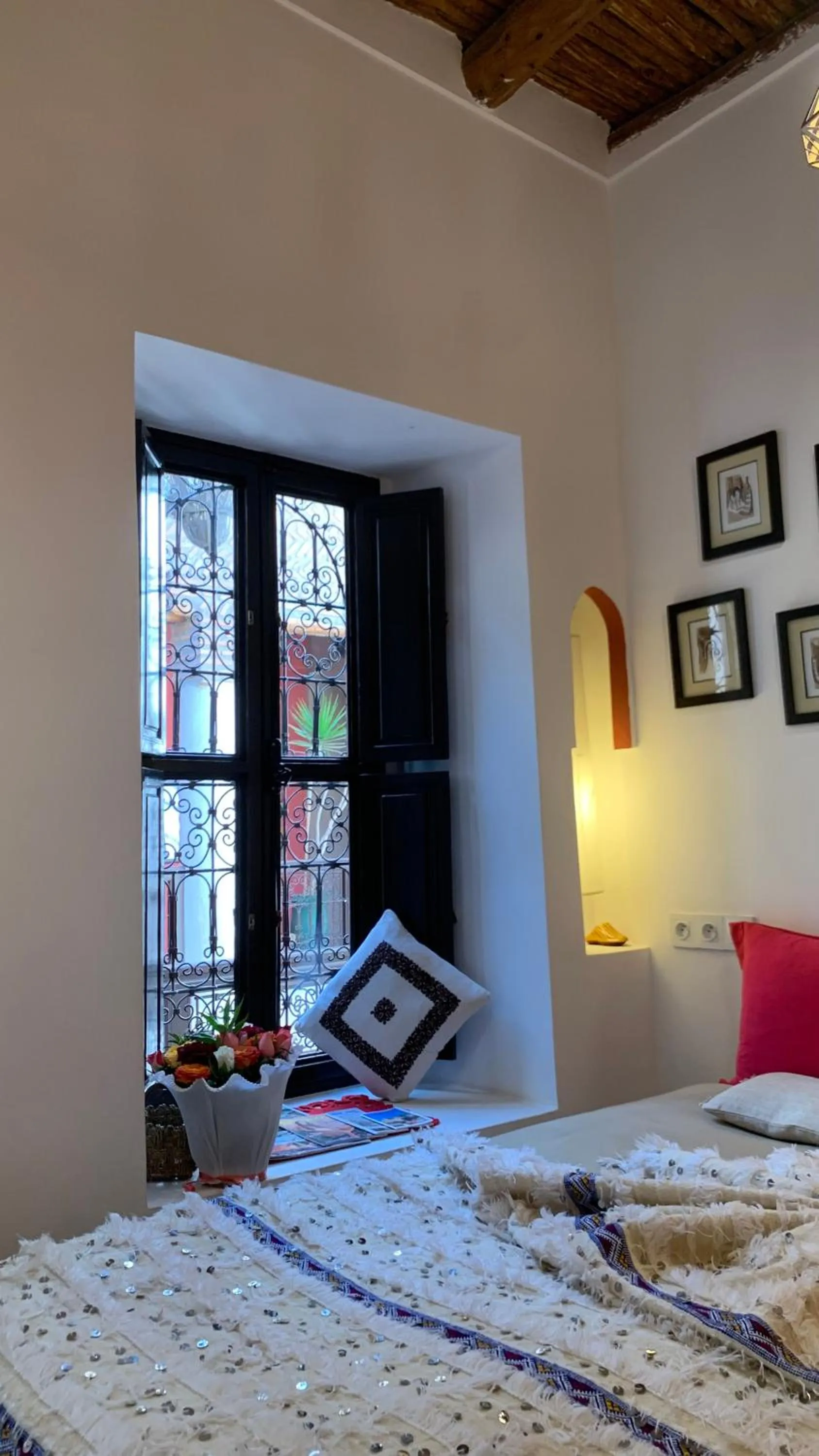 Bedroom, Bed in Riad Boussa