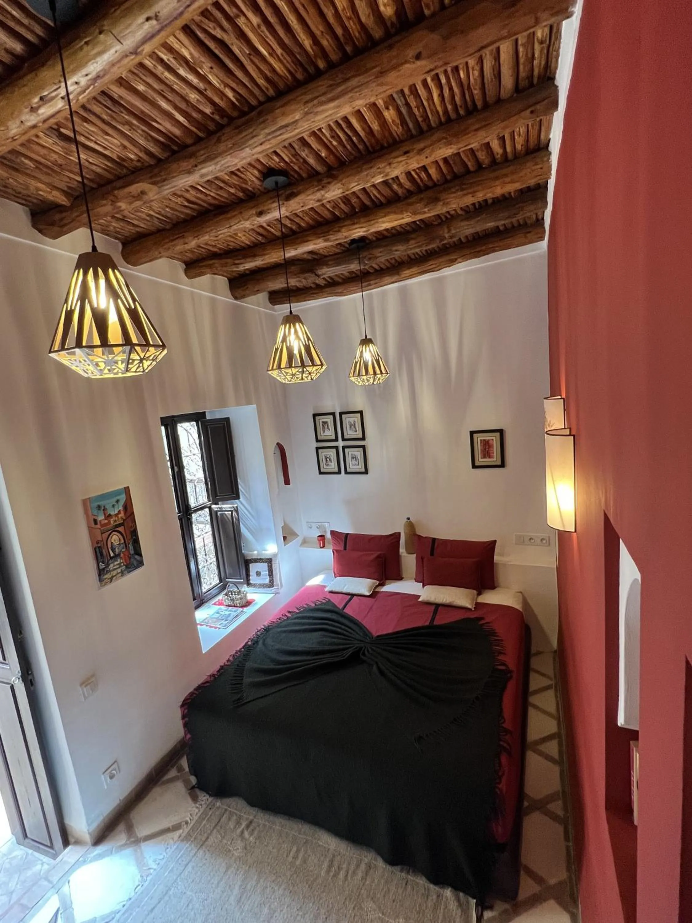 Bedroom, Bed in Riad Boussa