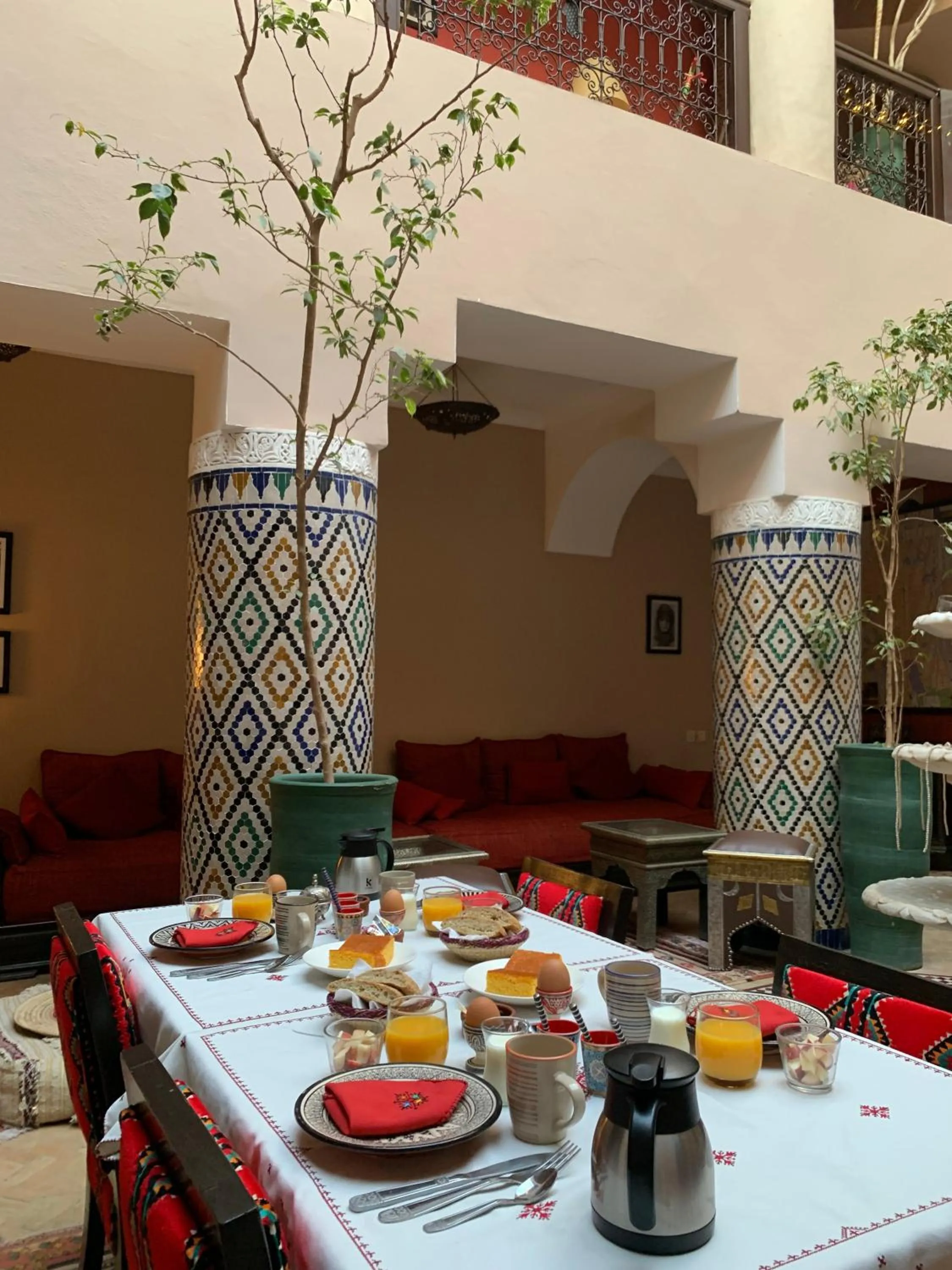 Balcony/Terrace in Riad Boussa