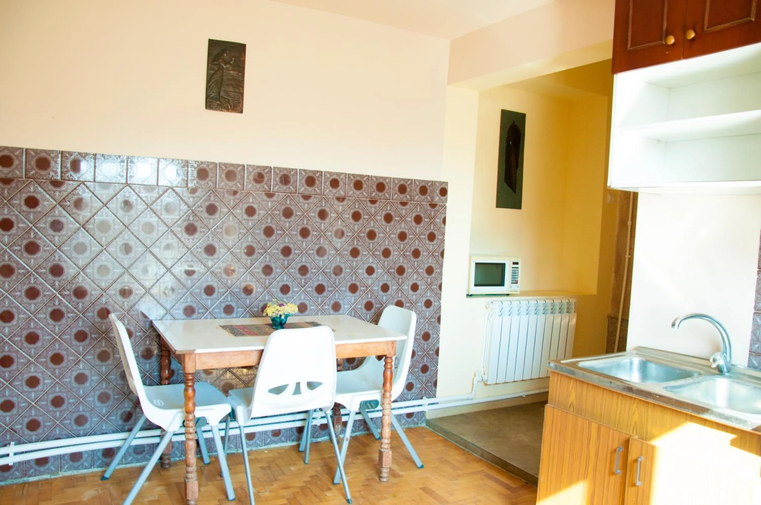 Seating area in Azhdahak B&B in Geghashen , Abovyan