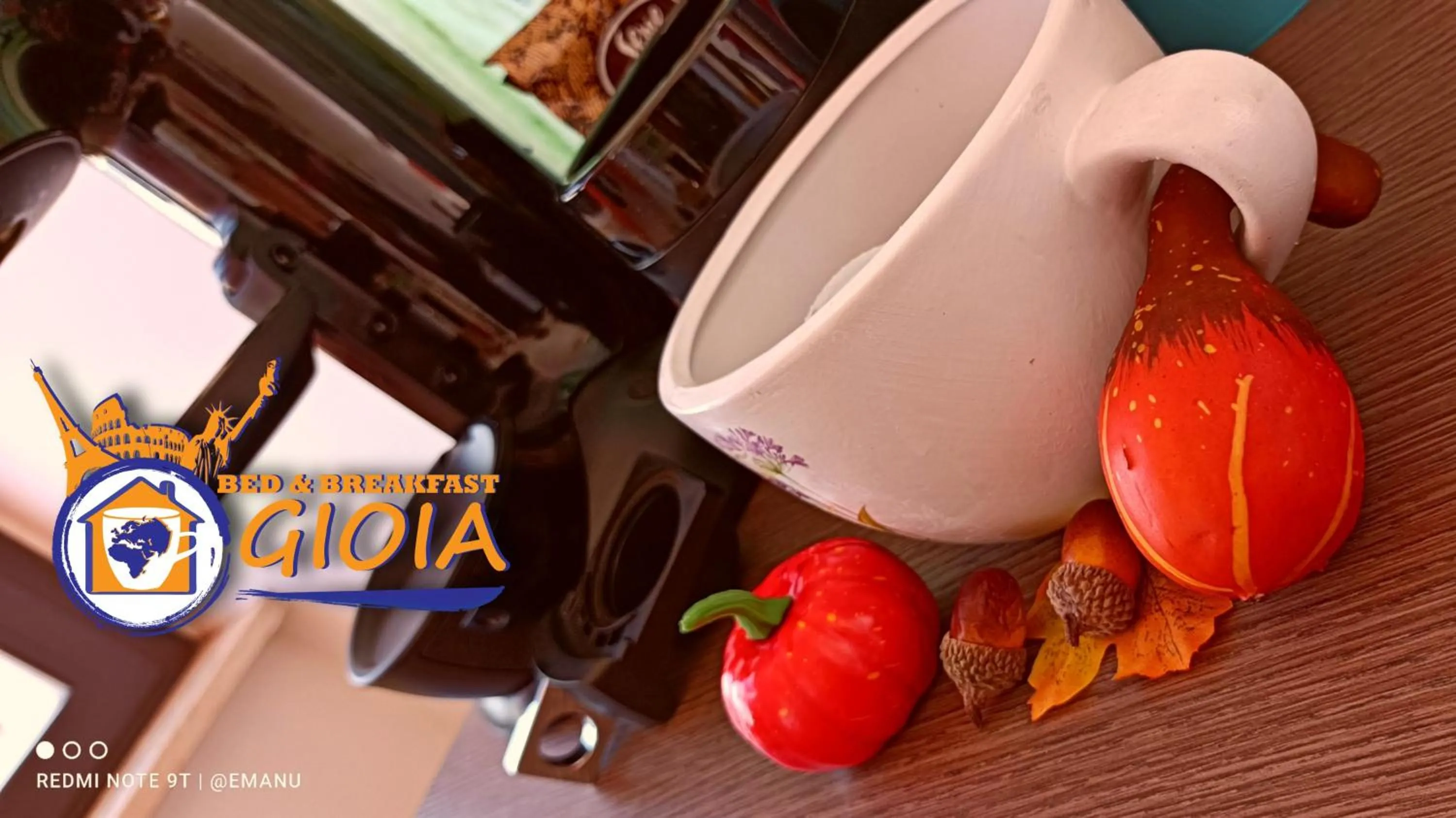 Food and drinks in B&B GIOIA