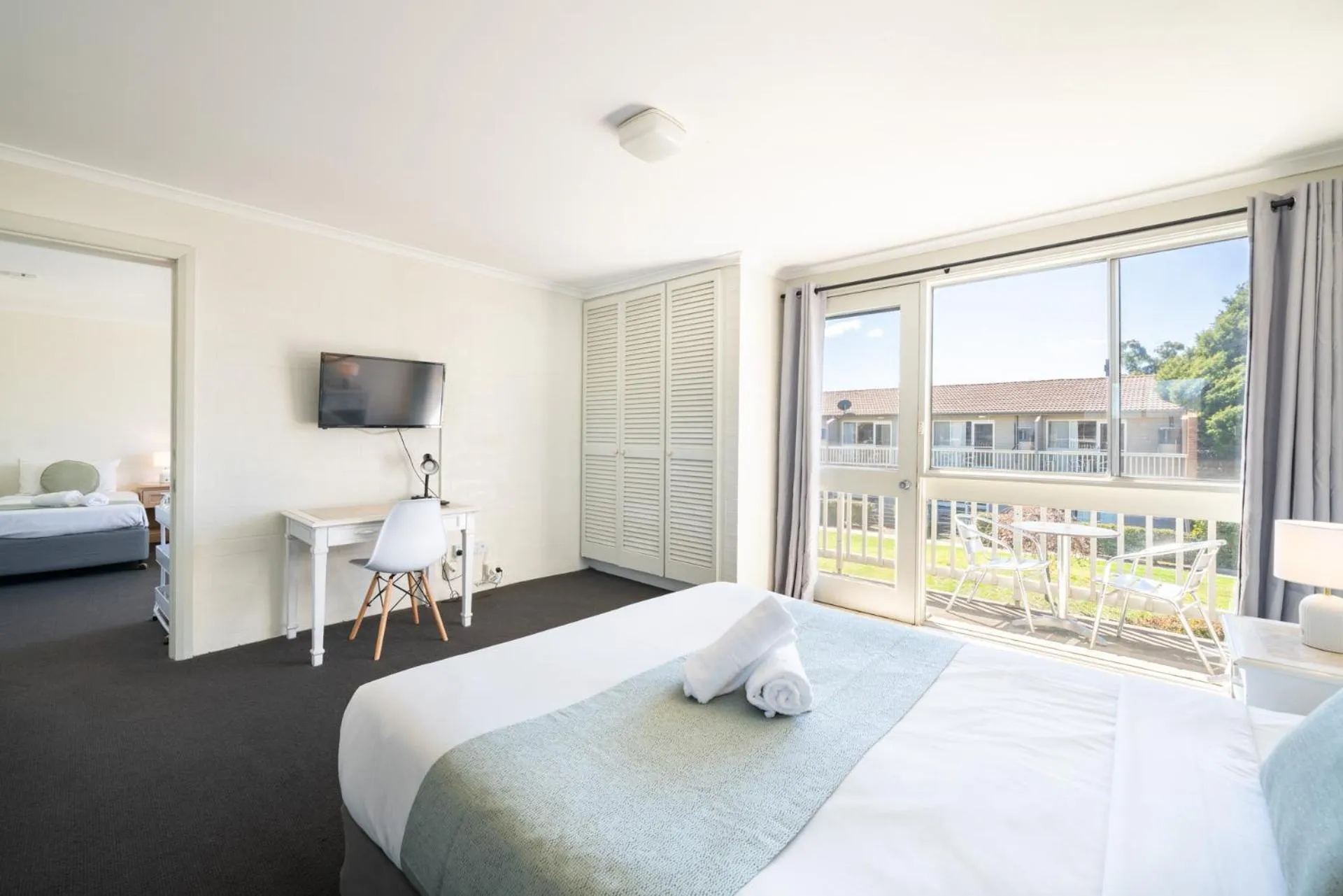 Bed in Bathurst Studio Apartments