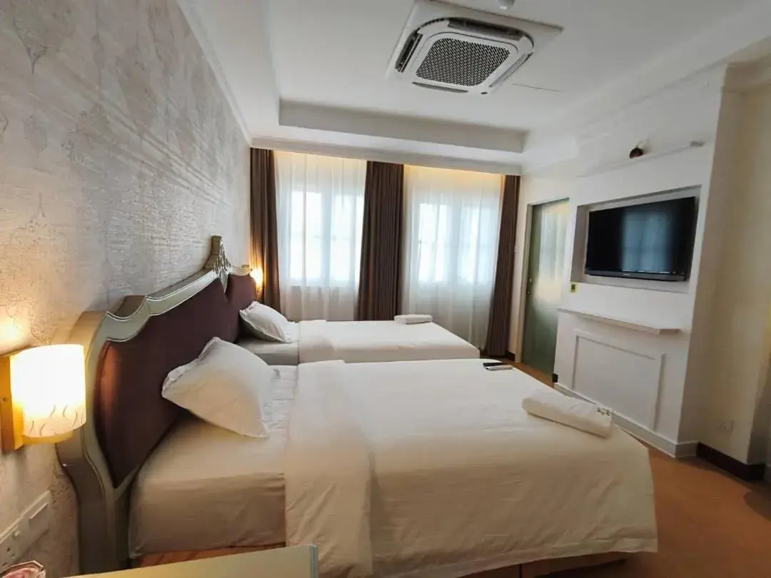 Twin Room with City View in RC Hotel Melaka Twin Room with City View in RC Hotel Melaka