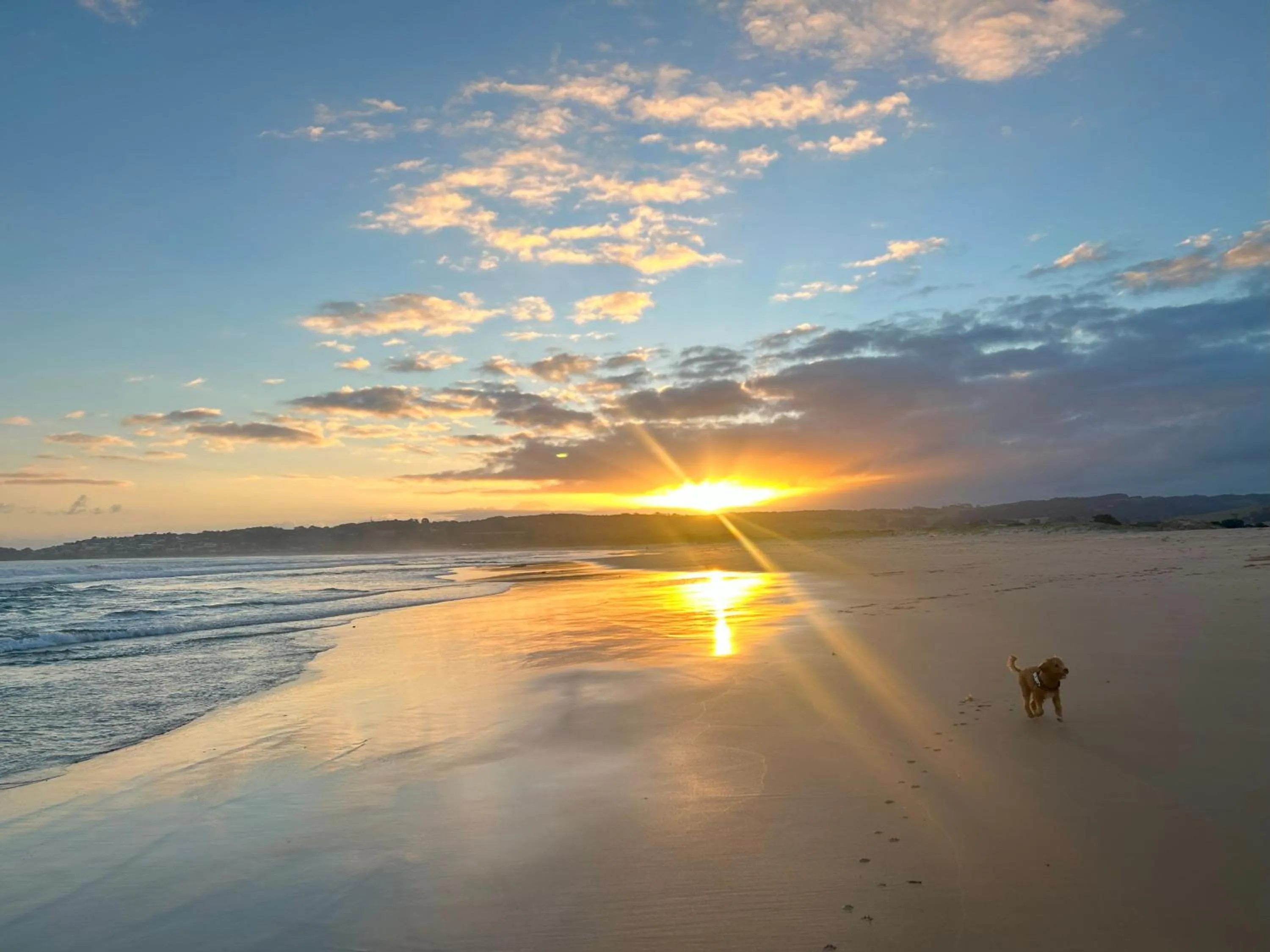 Sunset in Coastal Motel