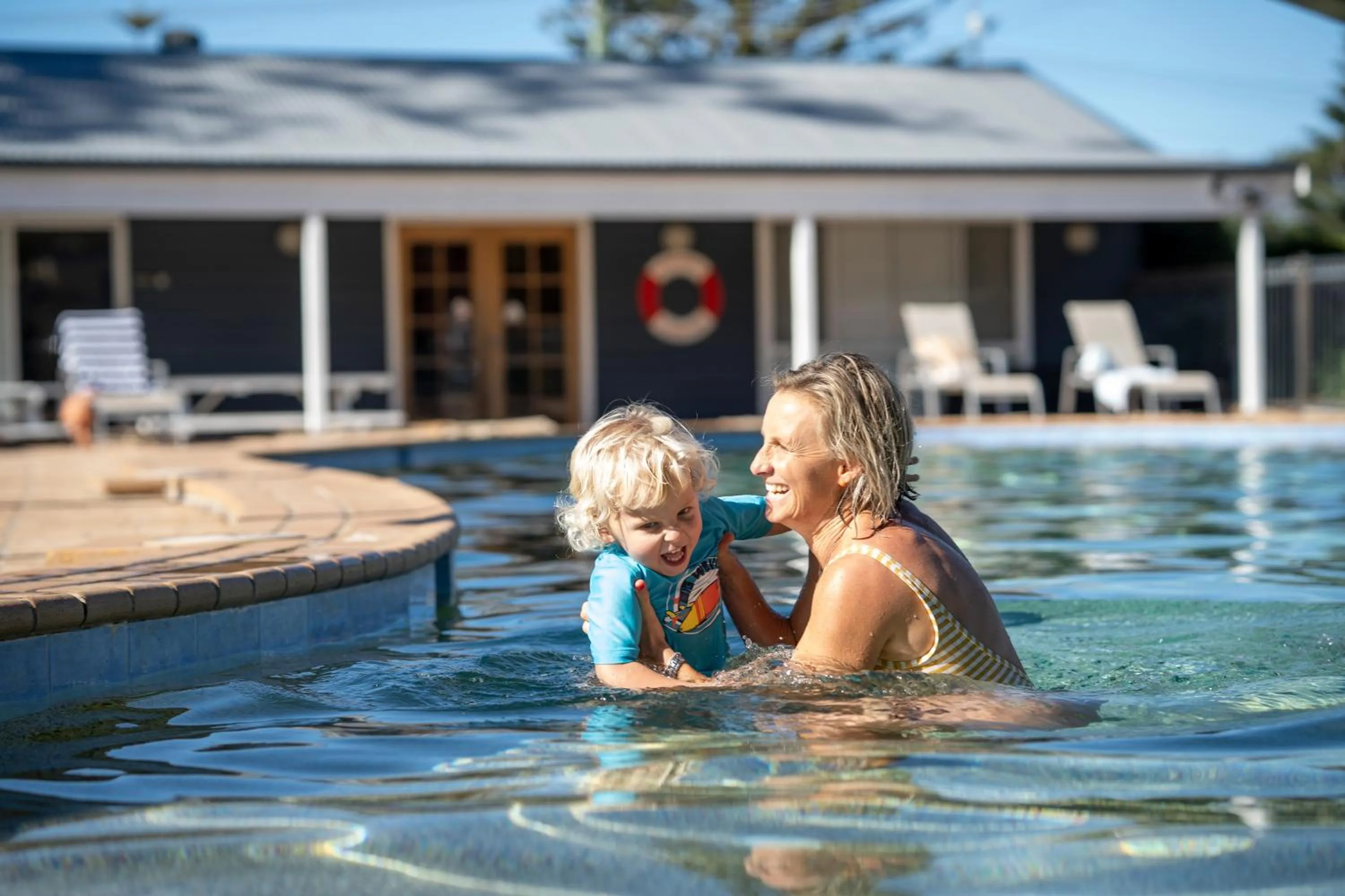 Swimming pool in Werri Beach Holiday Park