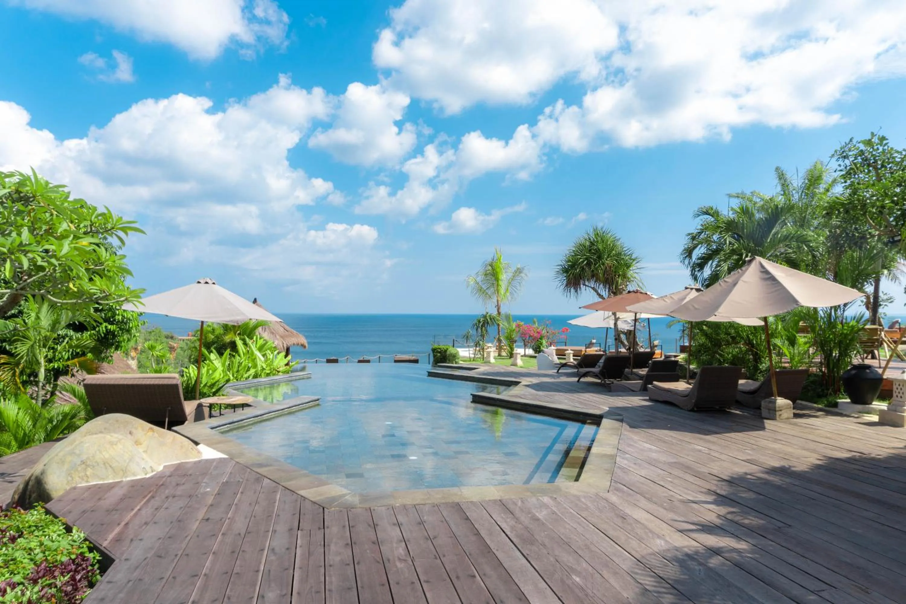Swimming pool in Biu Biu Resort Bali