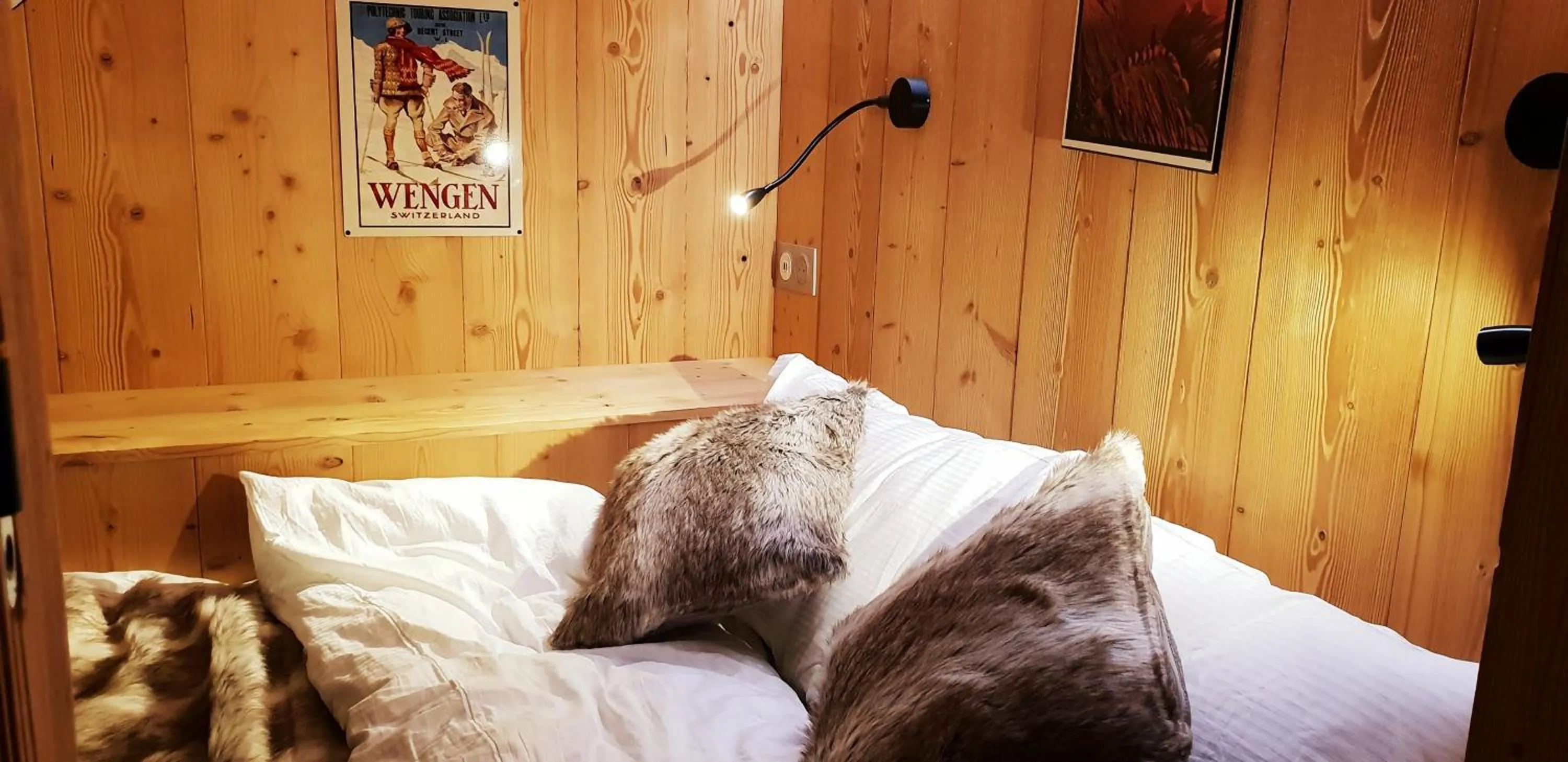 Bed in La Bergerie de Louvie