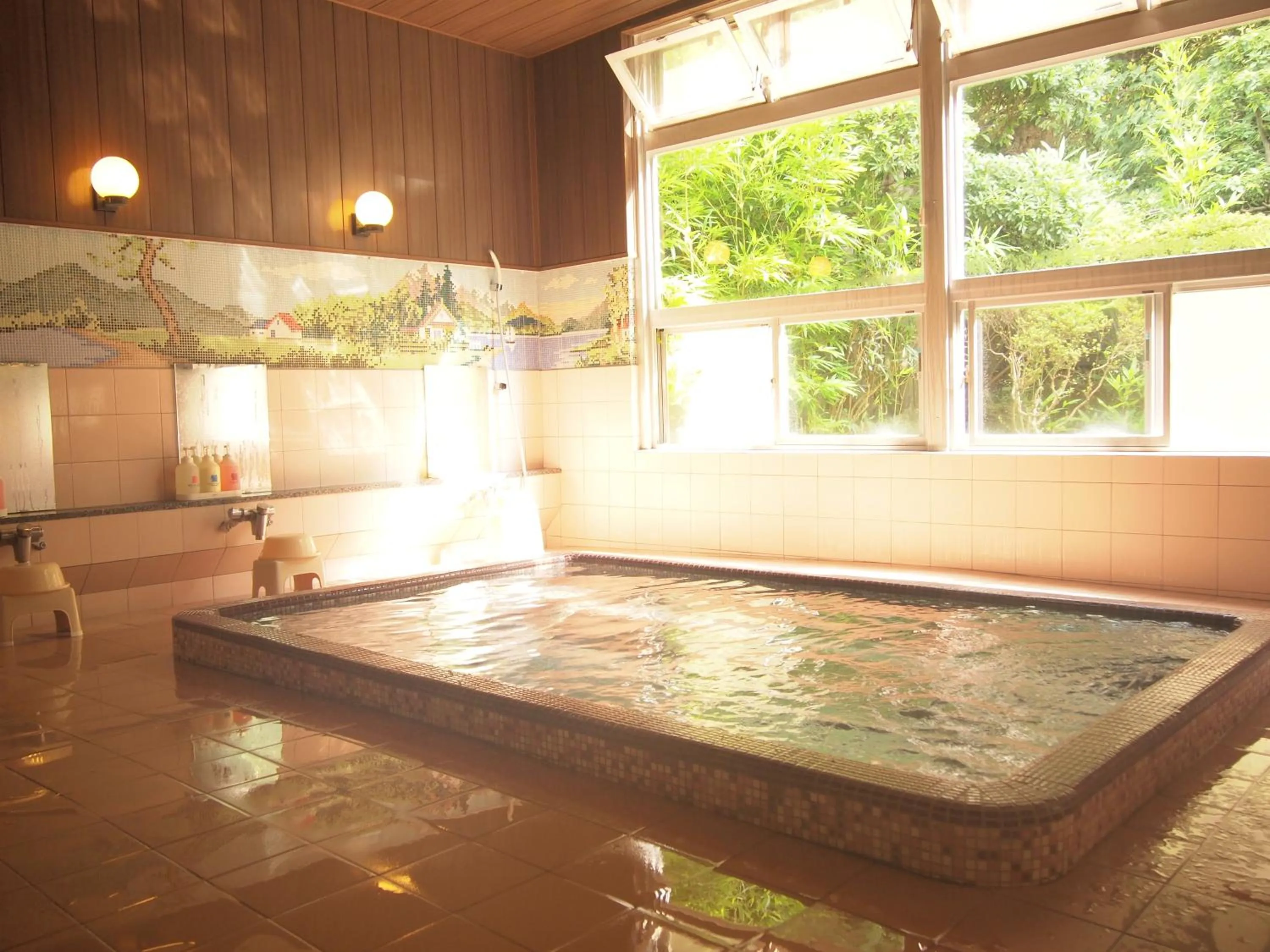 Hot Spring Bath in Yourou Onsen Honkan