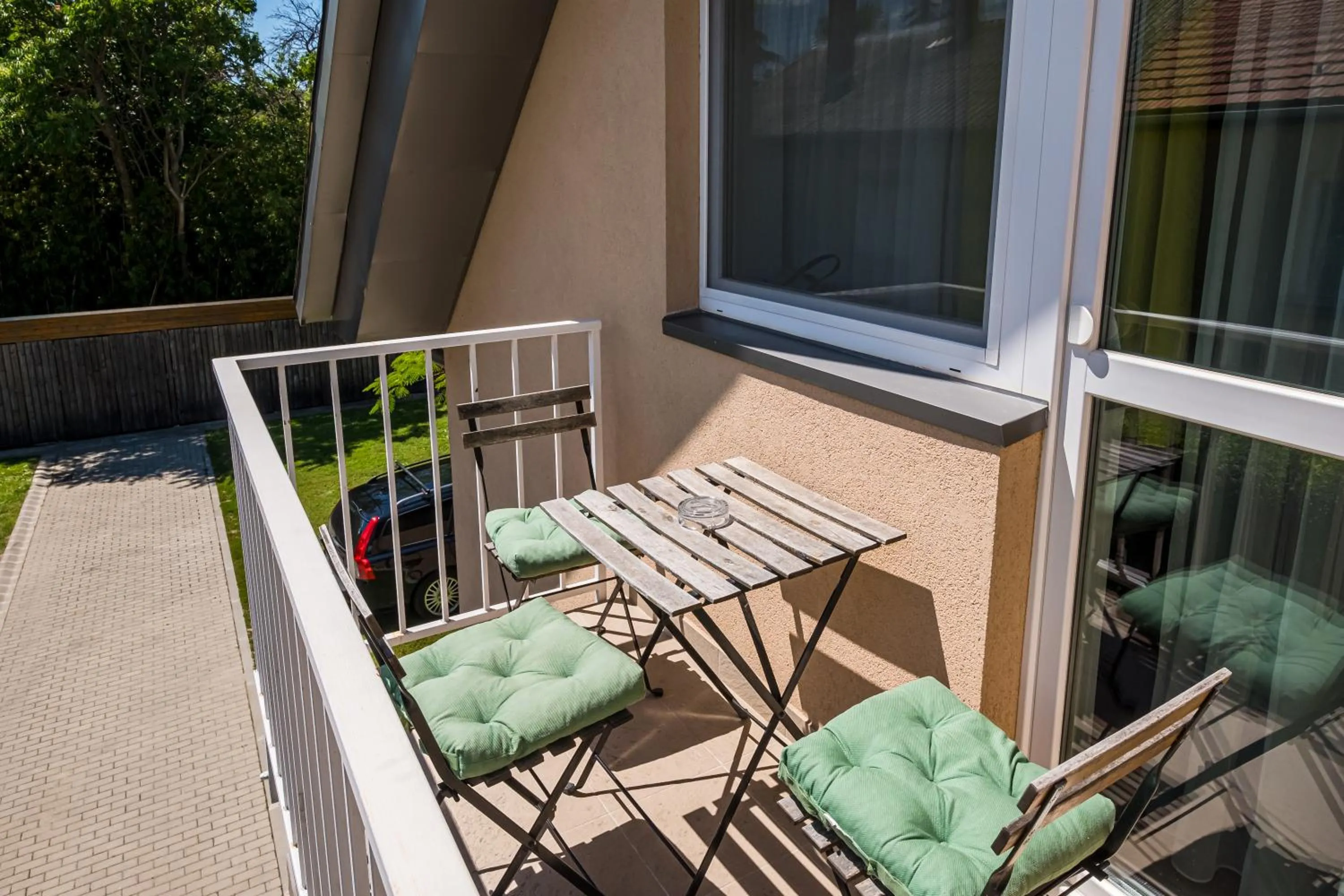 Balcony/Terrace in Babi Guesthouse - Babi Vendégház