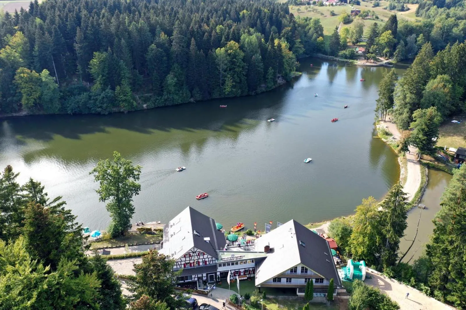 Bird's eye view in Hotel Reich am Ebnisee