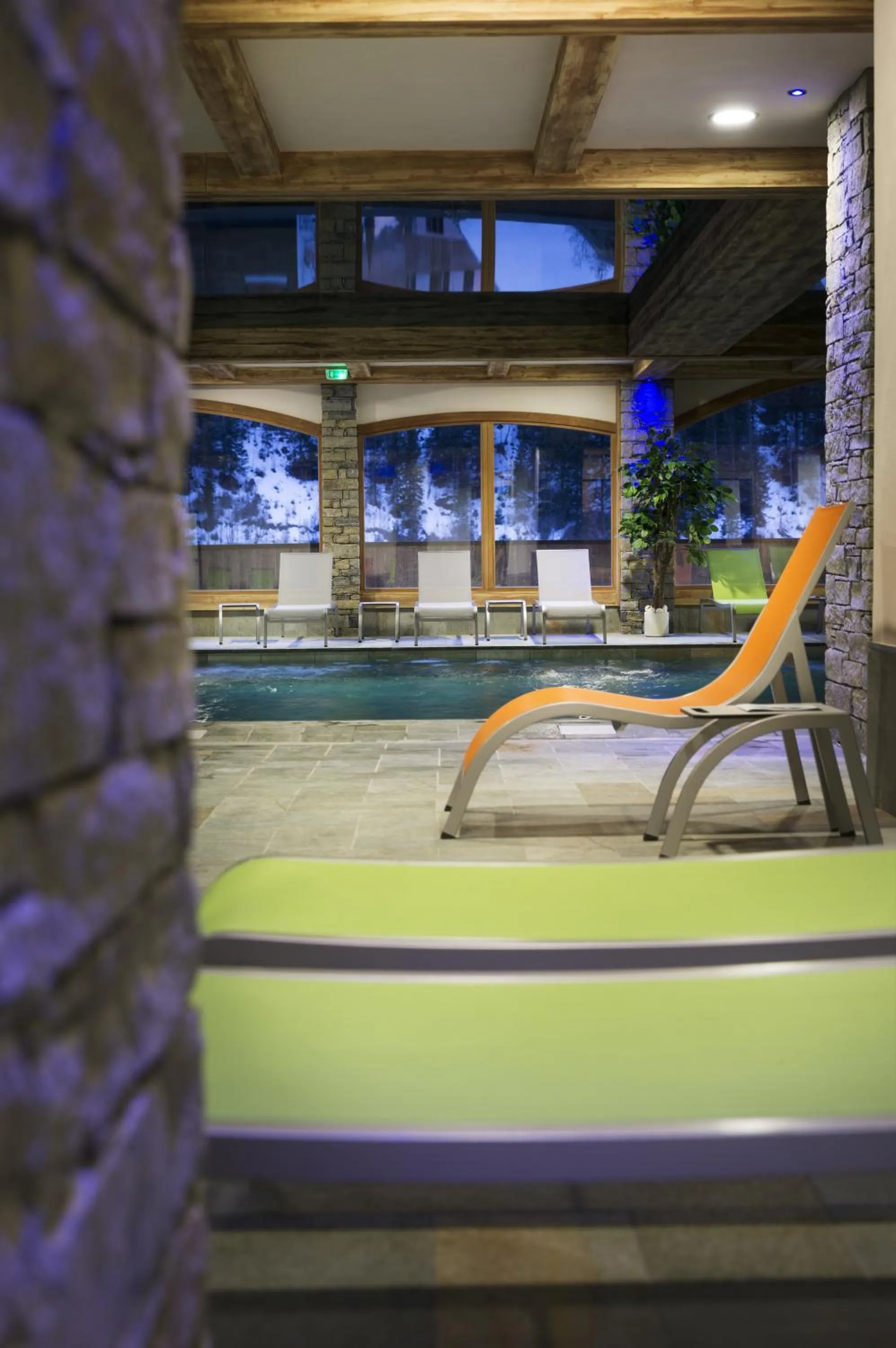 Swimming pool in CGH Résidences & Spas Les Chalets d'Angèle