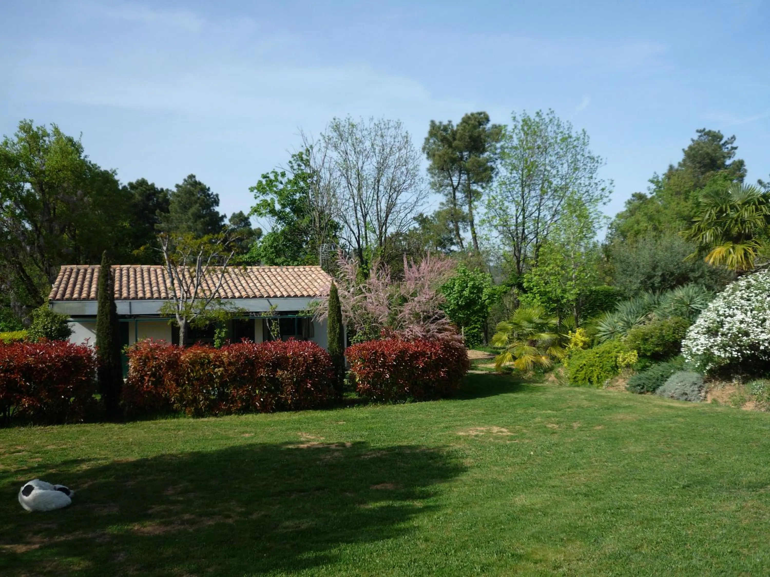 Garden in Domaine du Planas AILHON ARDECHE
