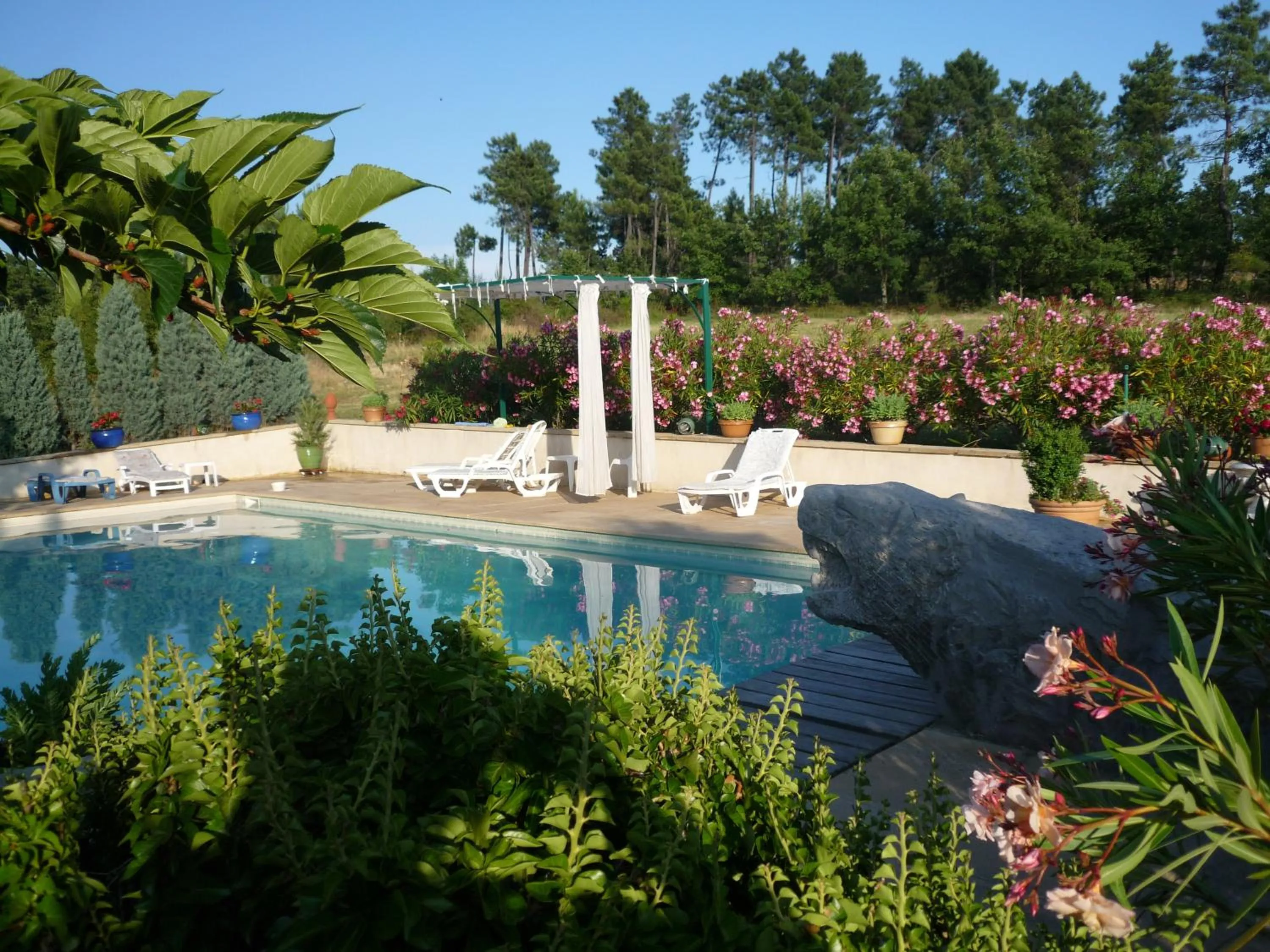 Natural landscape in Domaine du Planas AILHON ARDECHE