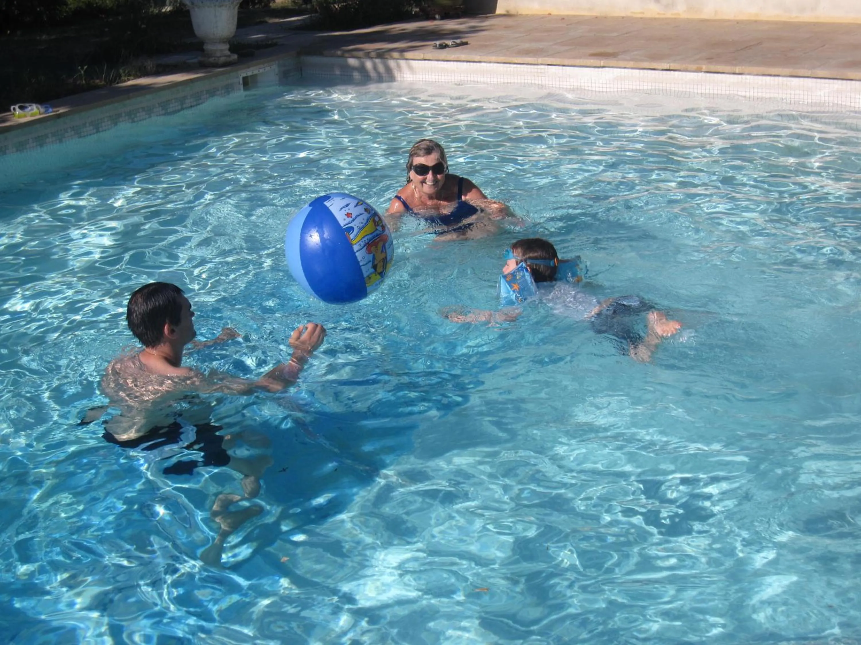 Swimming pool in Domaine du Planas AILHON ARDECHE