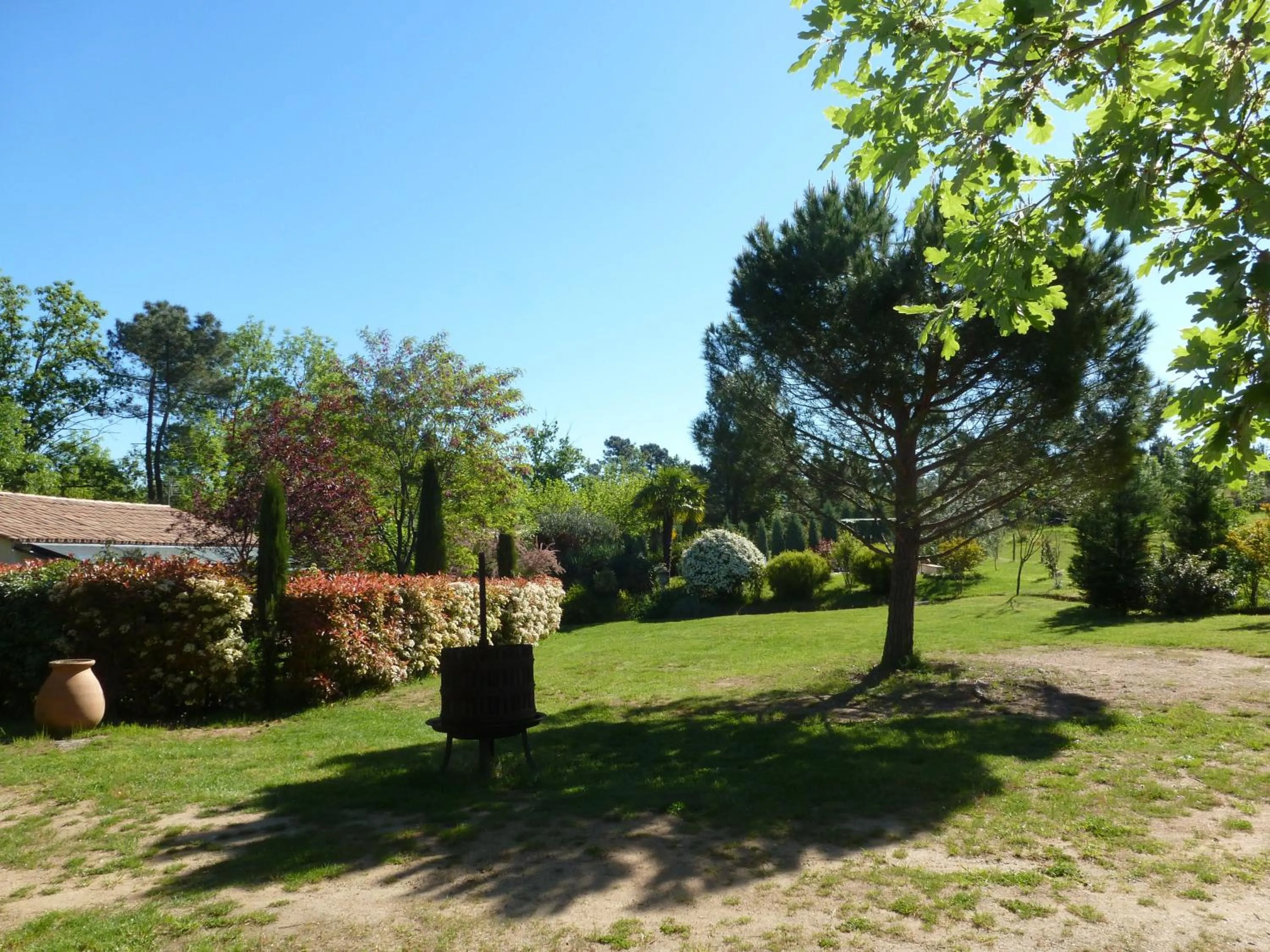 Garden in Domaine du Planas AILHON ARDECHE