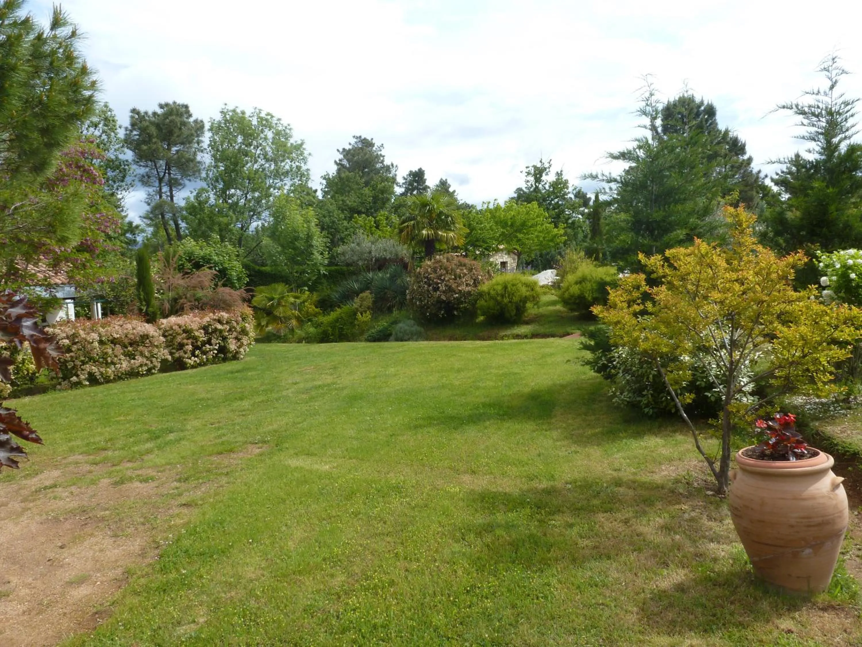 Garden in Domaine du Planas AILHON ARDECHE