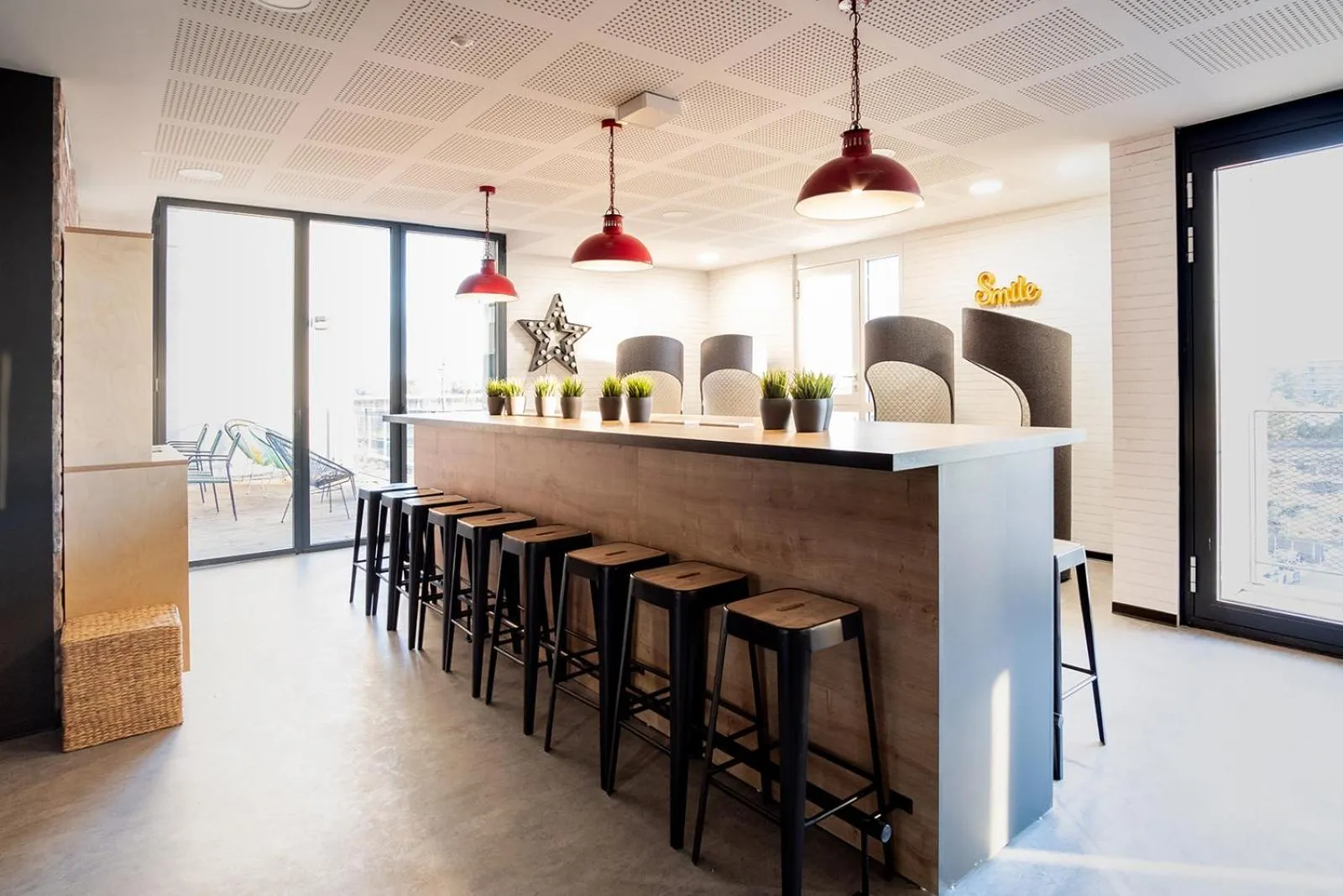 Communal lounge/ TV room in Student Factory Bordeaux Armagnac