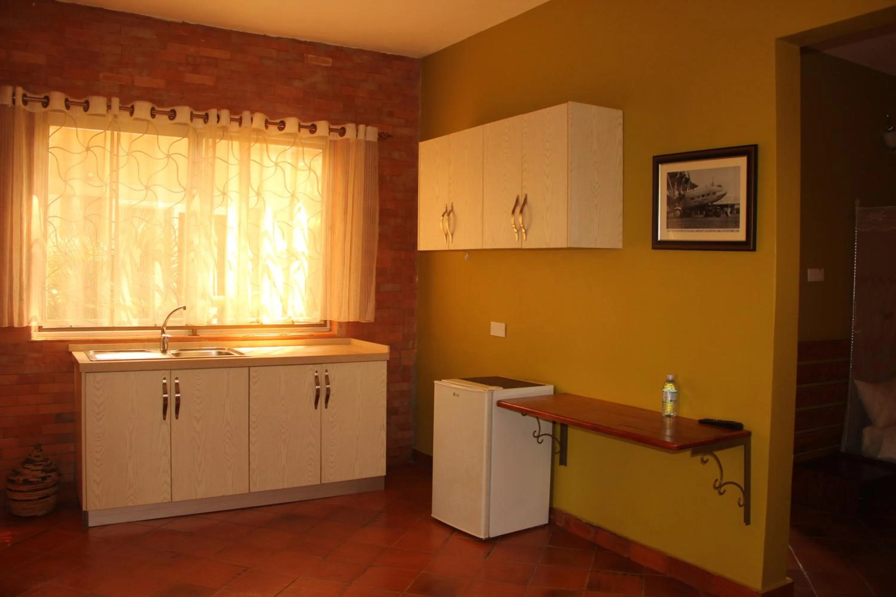 Kitchen or kitchenette in Saltek Forest Cottages