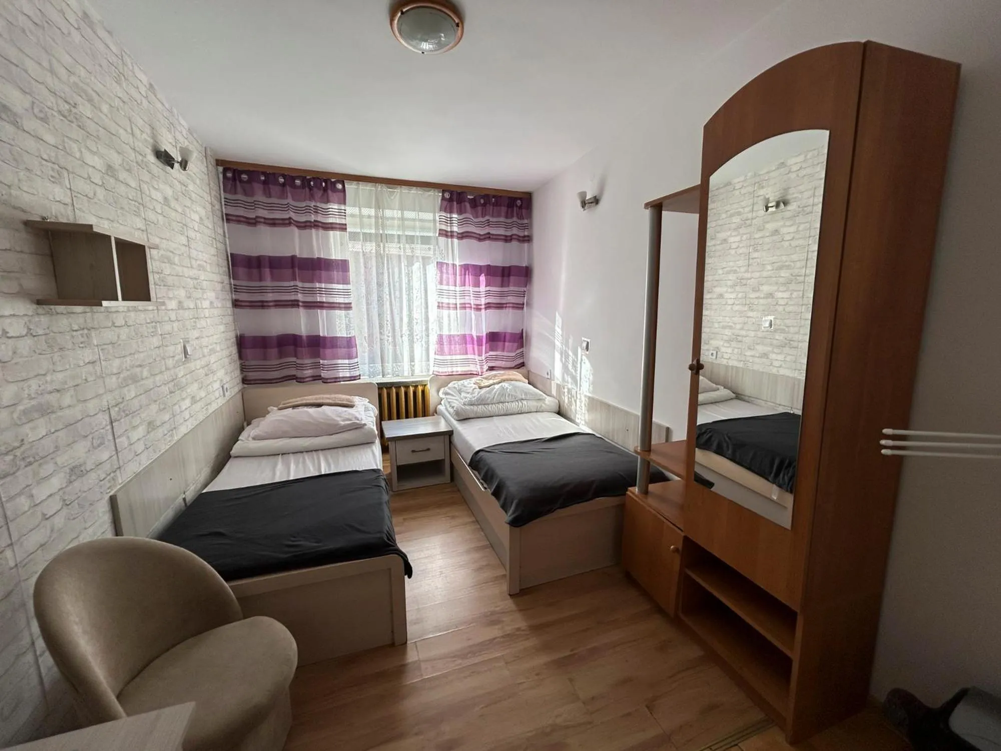 Bed in Hotel Wysoka Brama