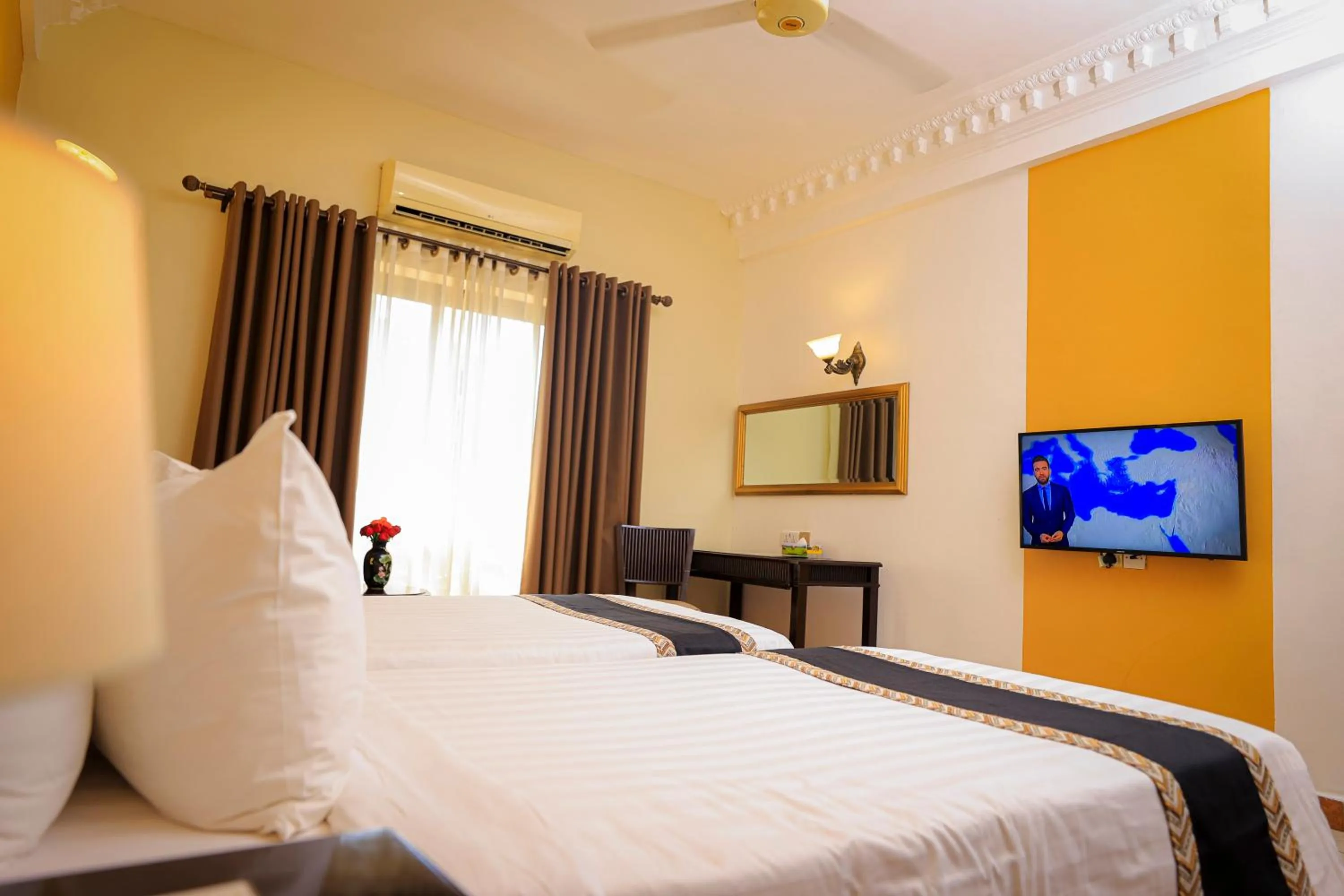 Bed in Colosseum Boutique Hotel & Spa