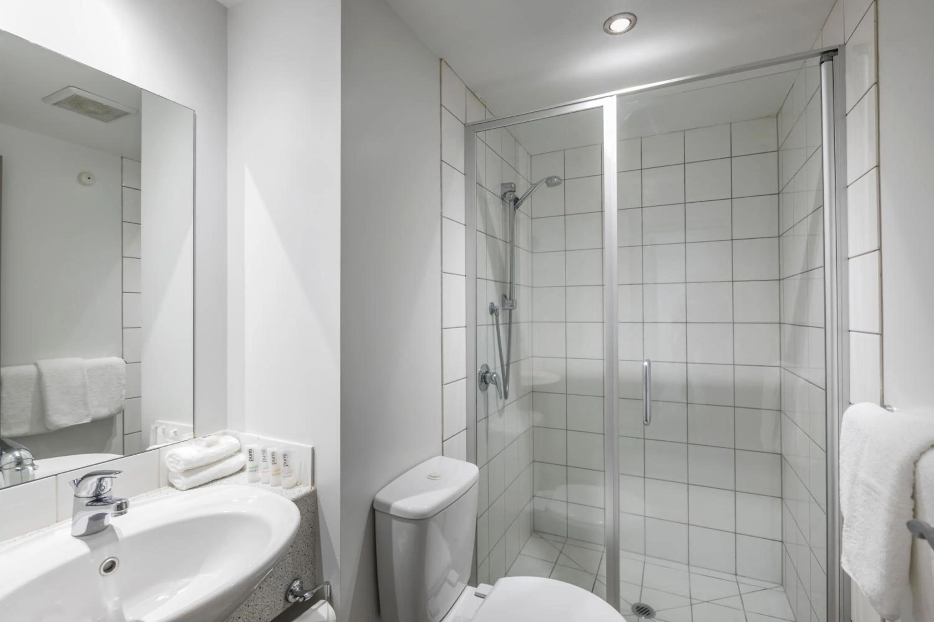 Bathroom in Quest Cathedral Junction Serviced Apartments