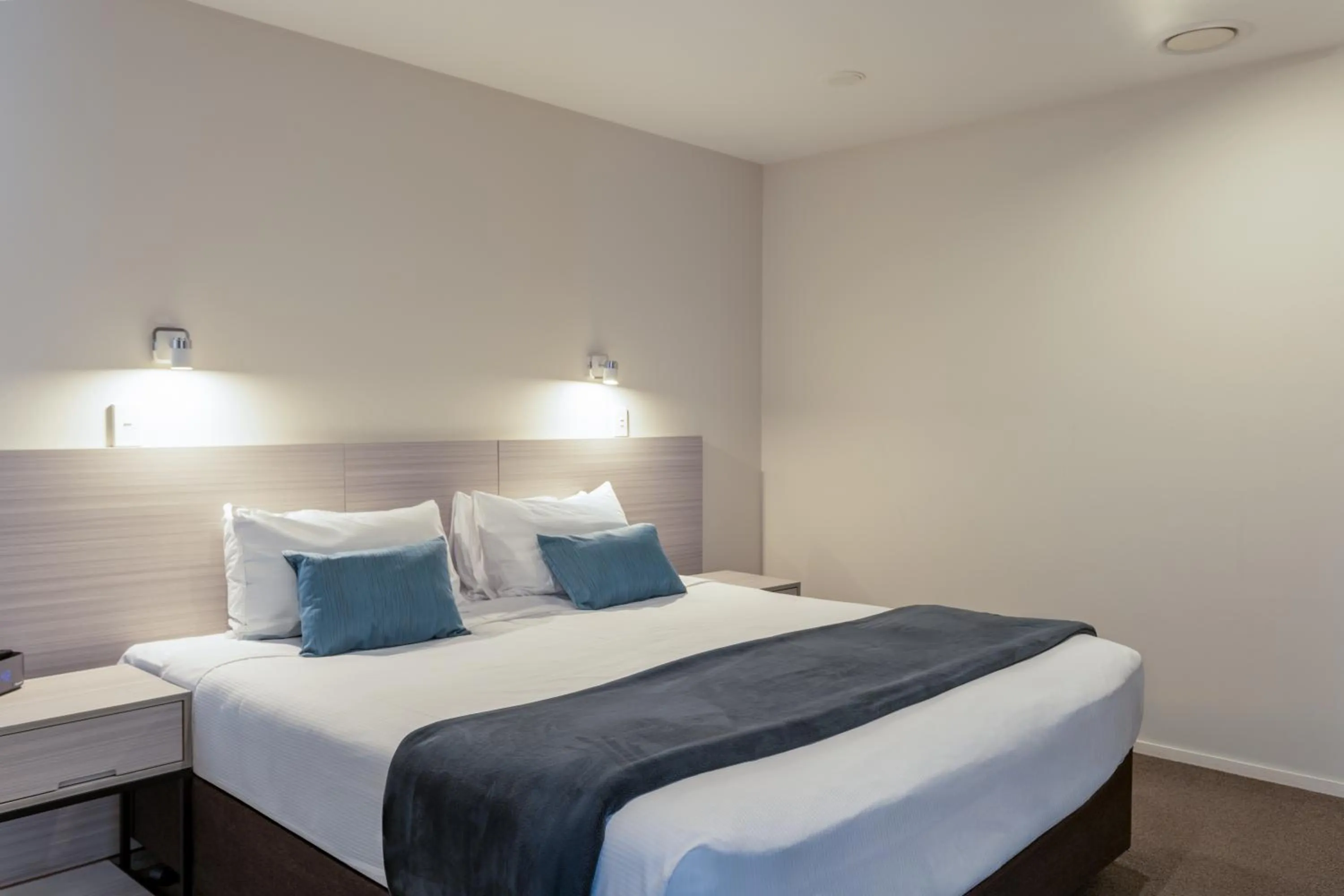 Bed in Quest Cathedral Junction Serviced Apartments