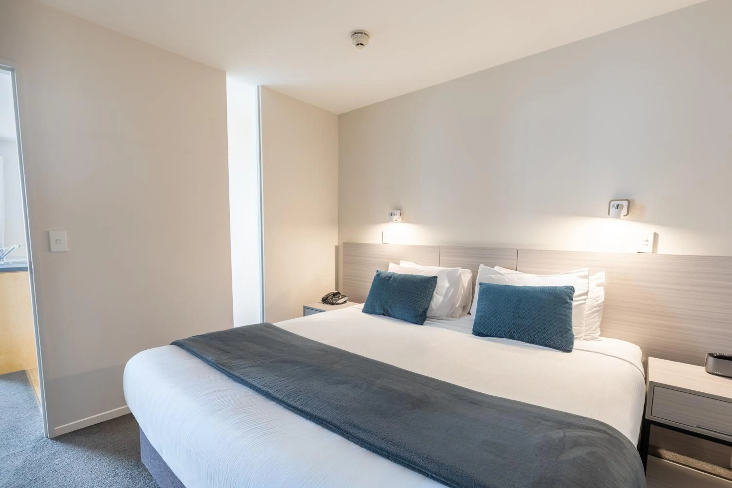 Bed in Quest Cathedral Junction Serviced Apartments