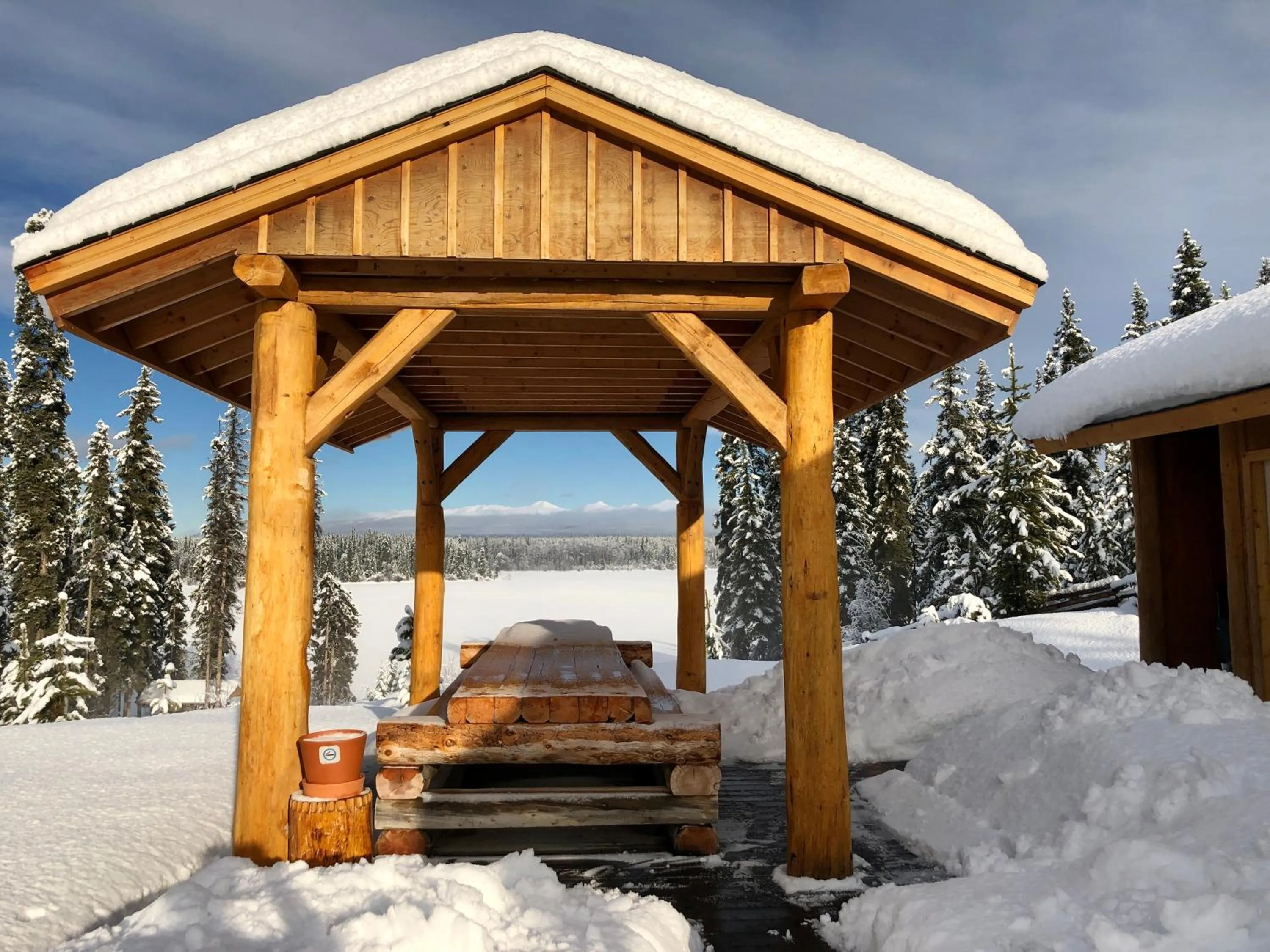 Winter in Red Cariboo Apartments