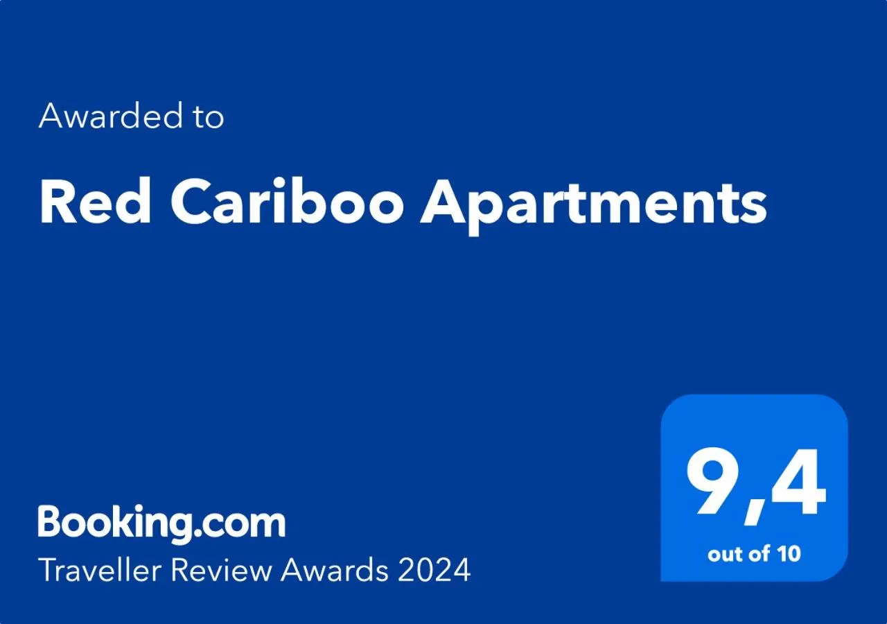 Certificate/Award in Red Cariboo Apartments