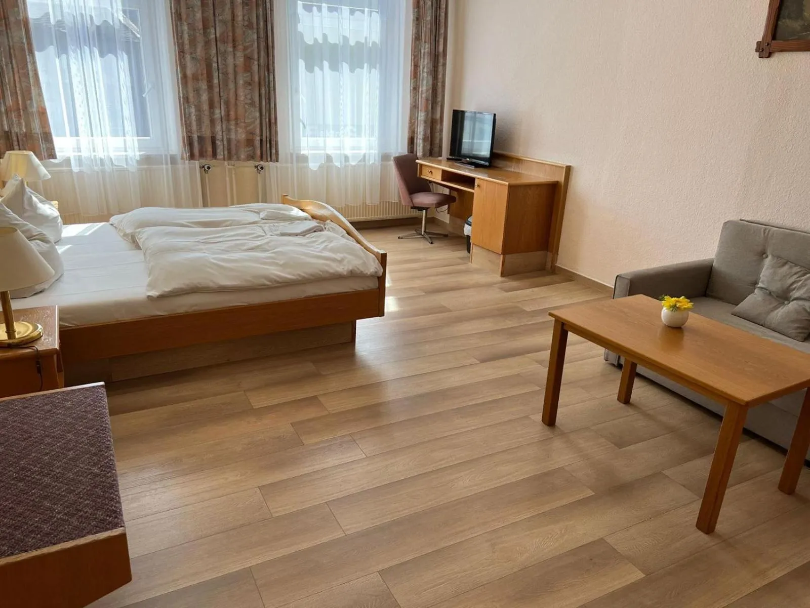 Bed in Hotel Goldenes Schiff