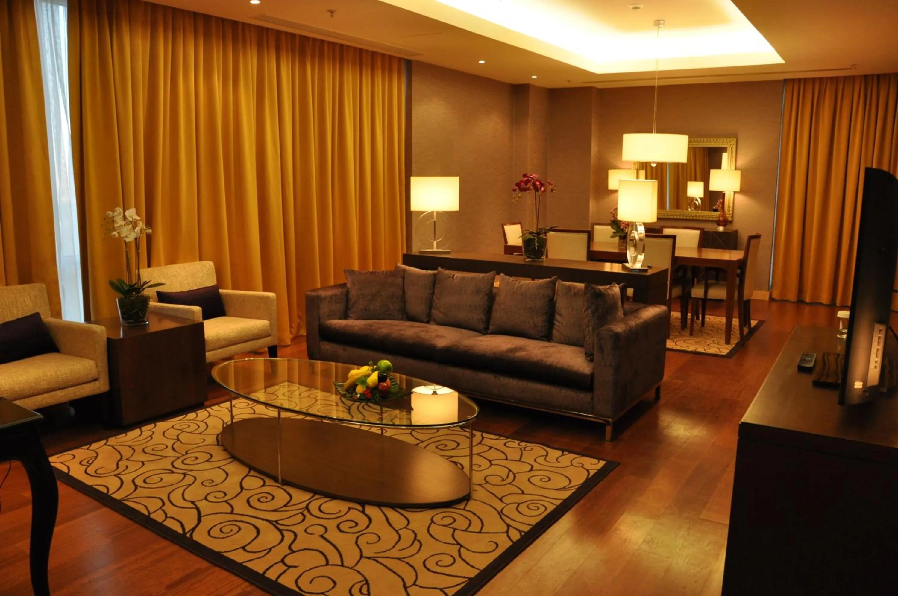 Seating area in Hotel Grand Swiss