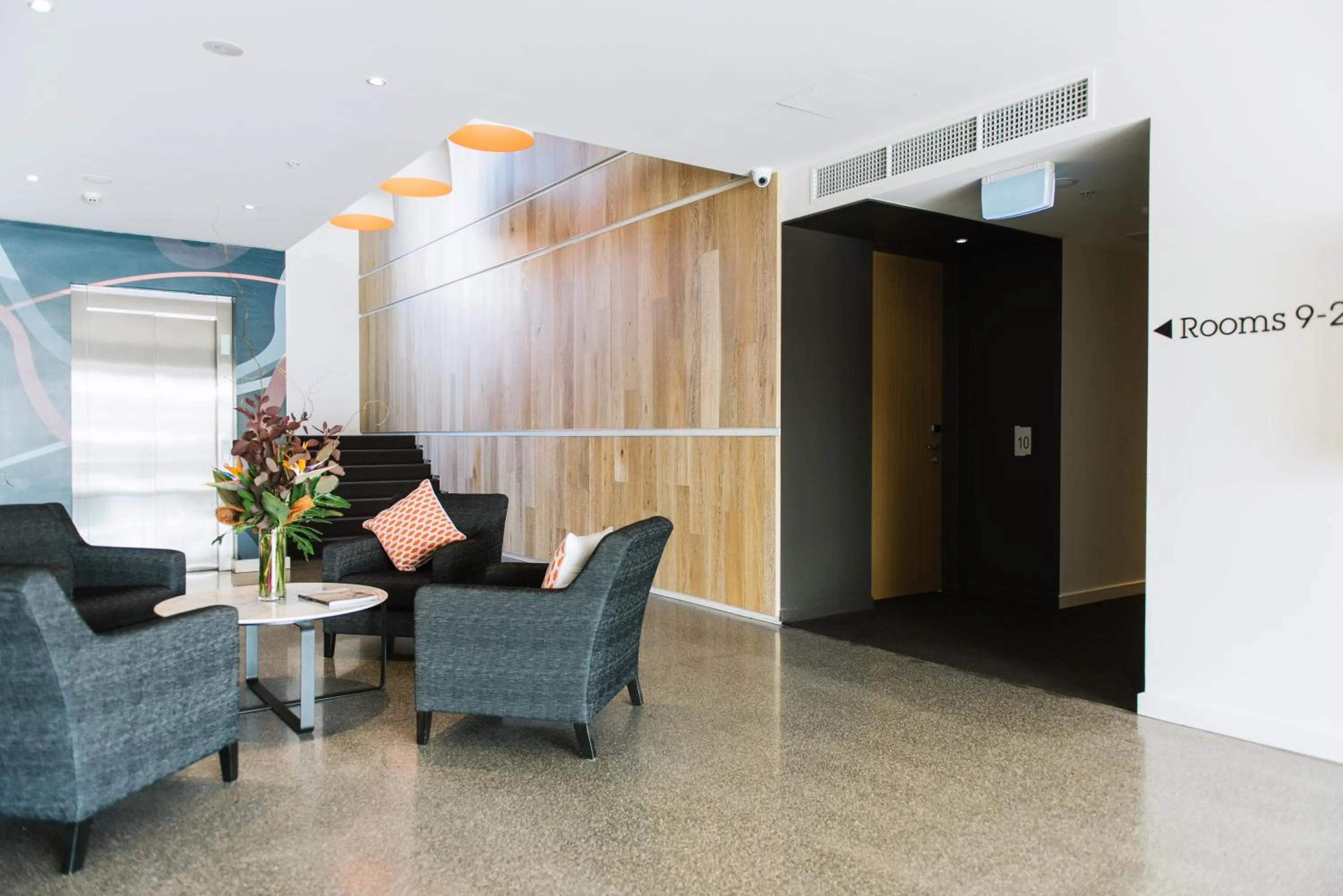 Lobby or reception in Quarters at Flinders Hotel