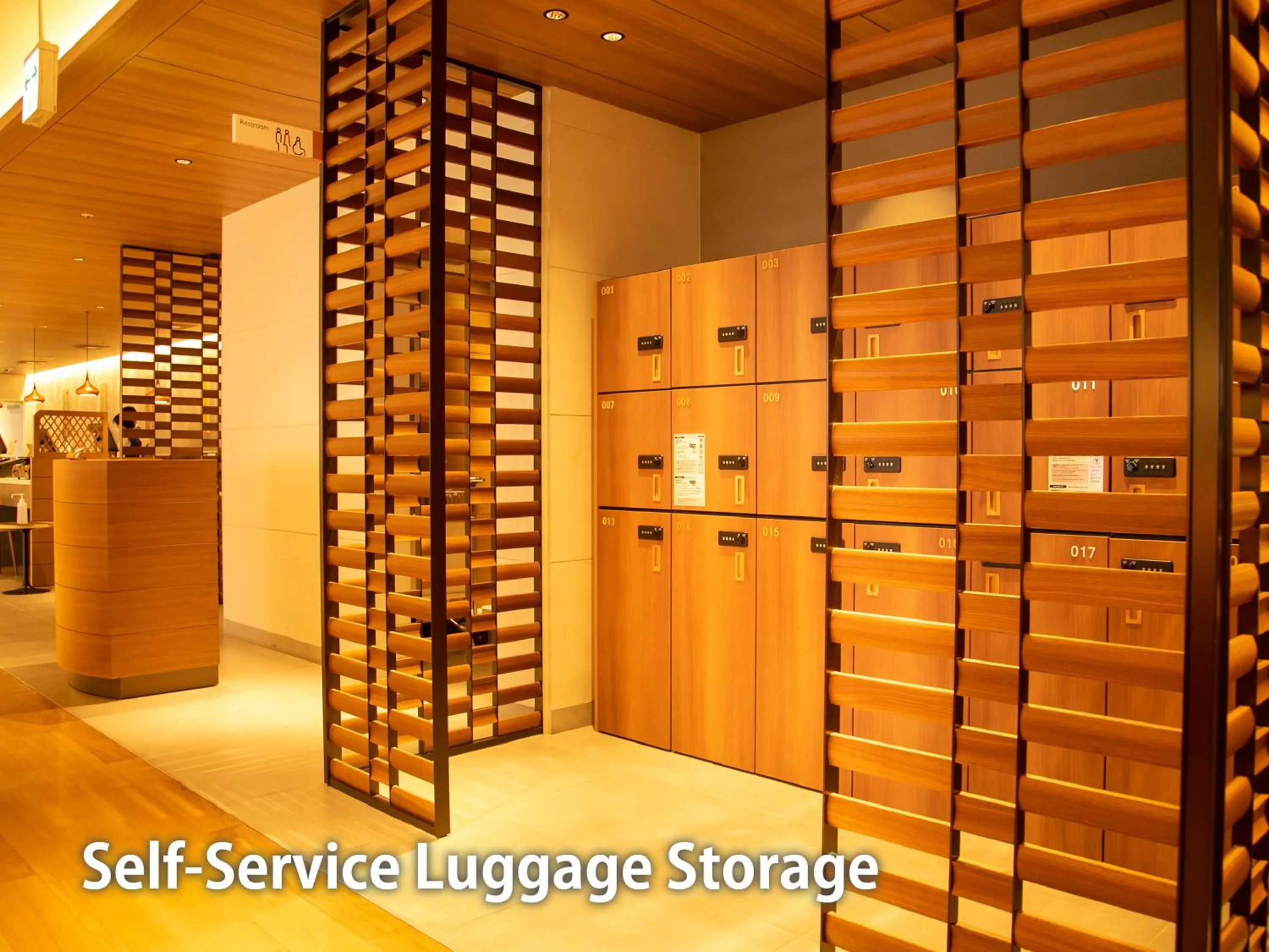 locker in Nishitetsu Hotel Croom Hakata