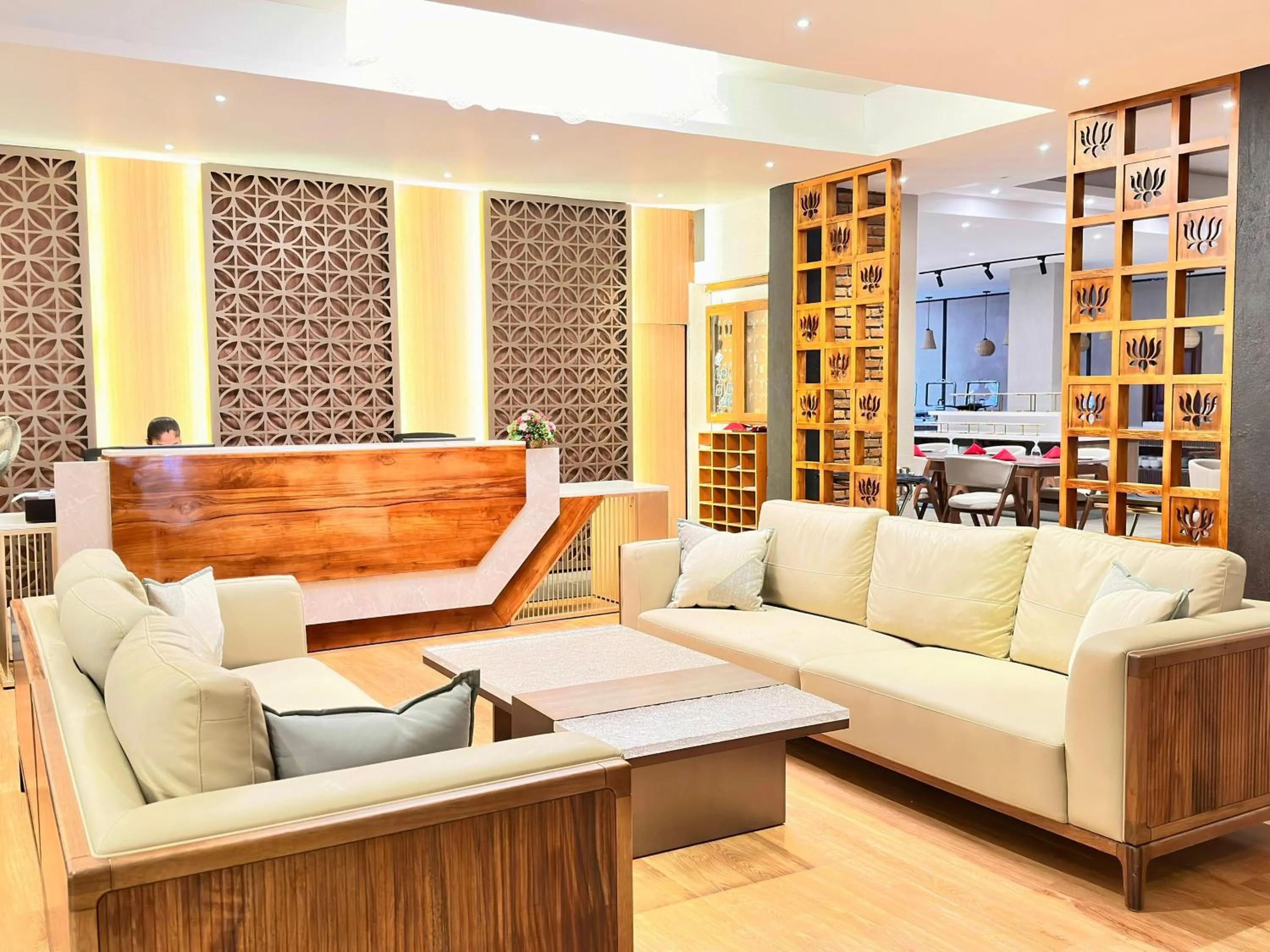 Lobby or reception in Hotel Alakamanda