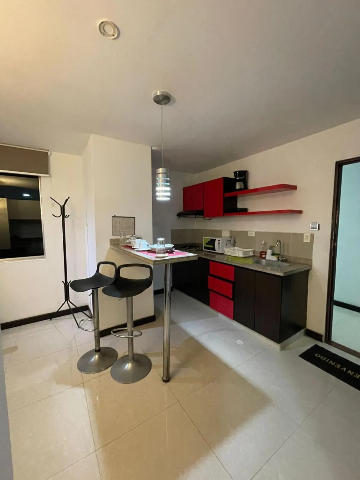 Kitchen or kitchenette in Hotel Plaza Norte Cali