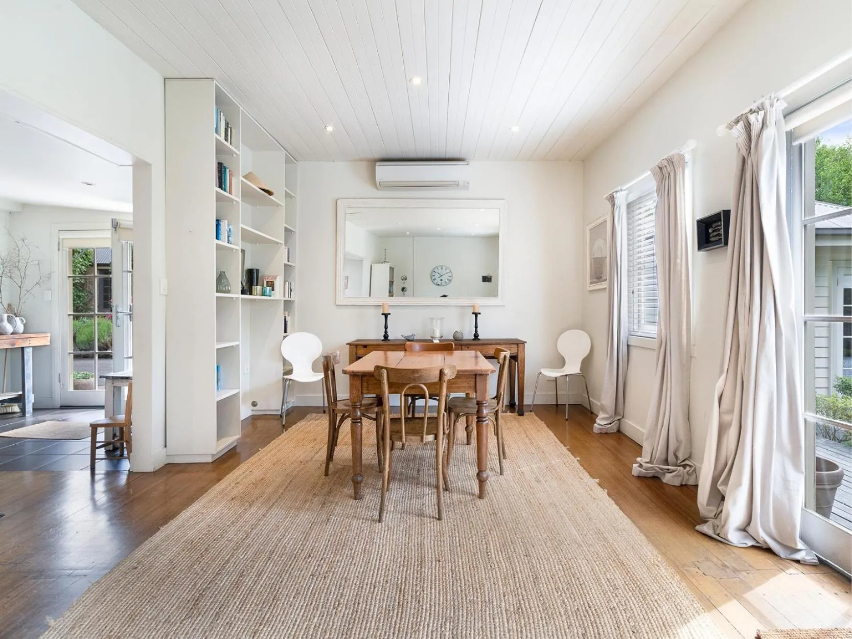 Dining area in The Red Feather Inn