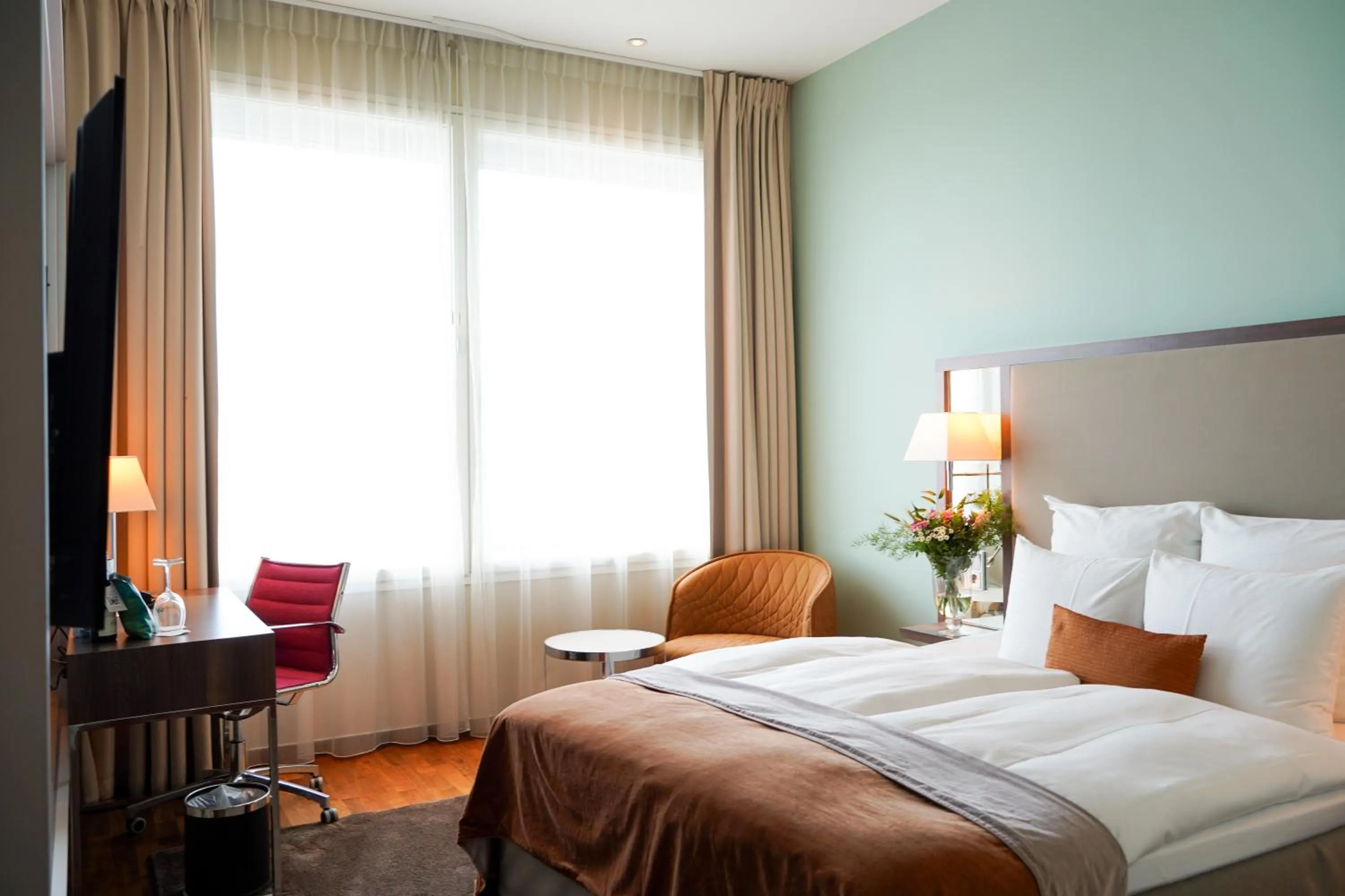 Bedroom, Bed in Clarion Hotel Arlanda Airport Terminal