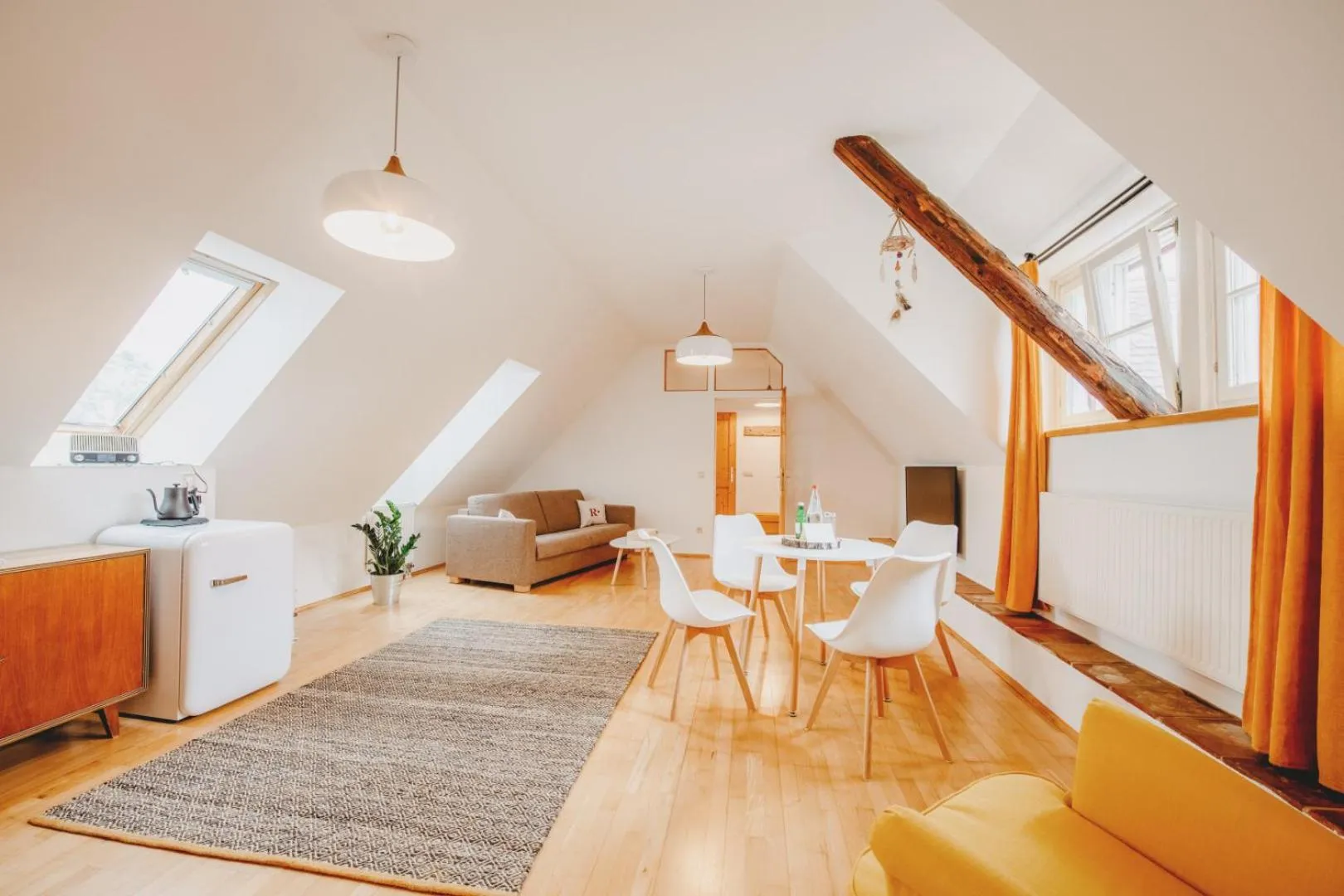Living room, Bed in Landgut Riegerbauer