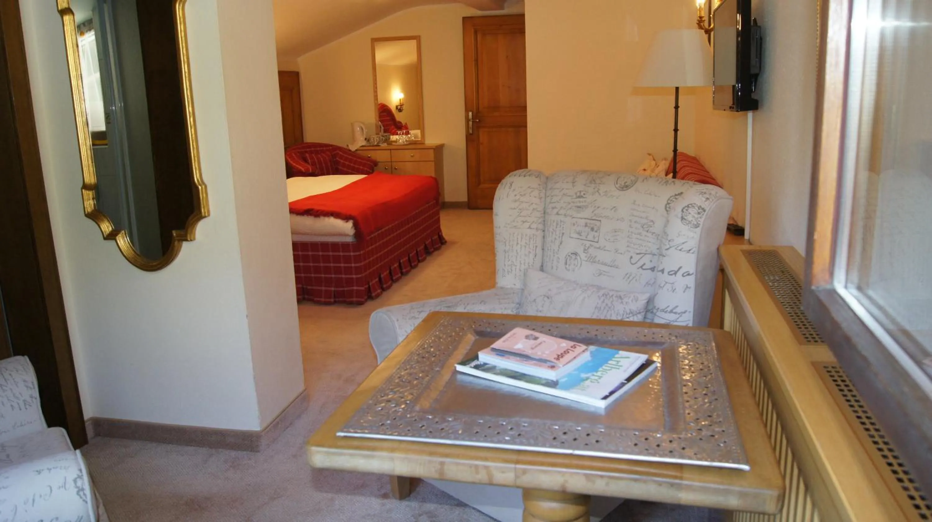 Bed in Pension Hartenfels