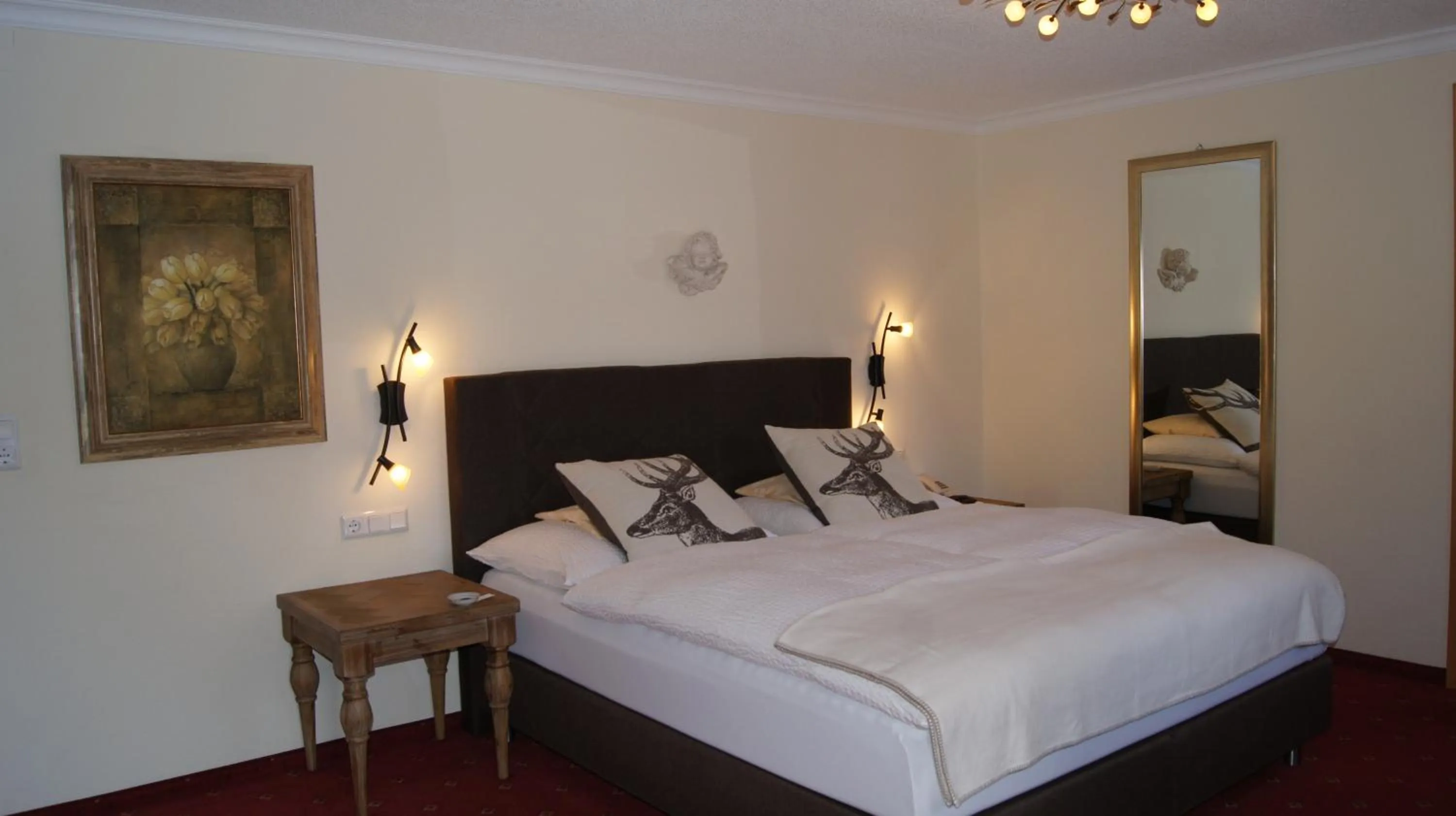 Bed in Pension Hartenfels