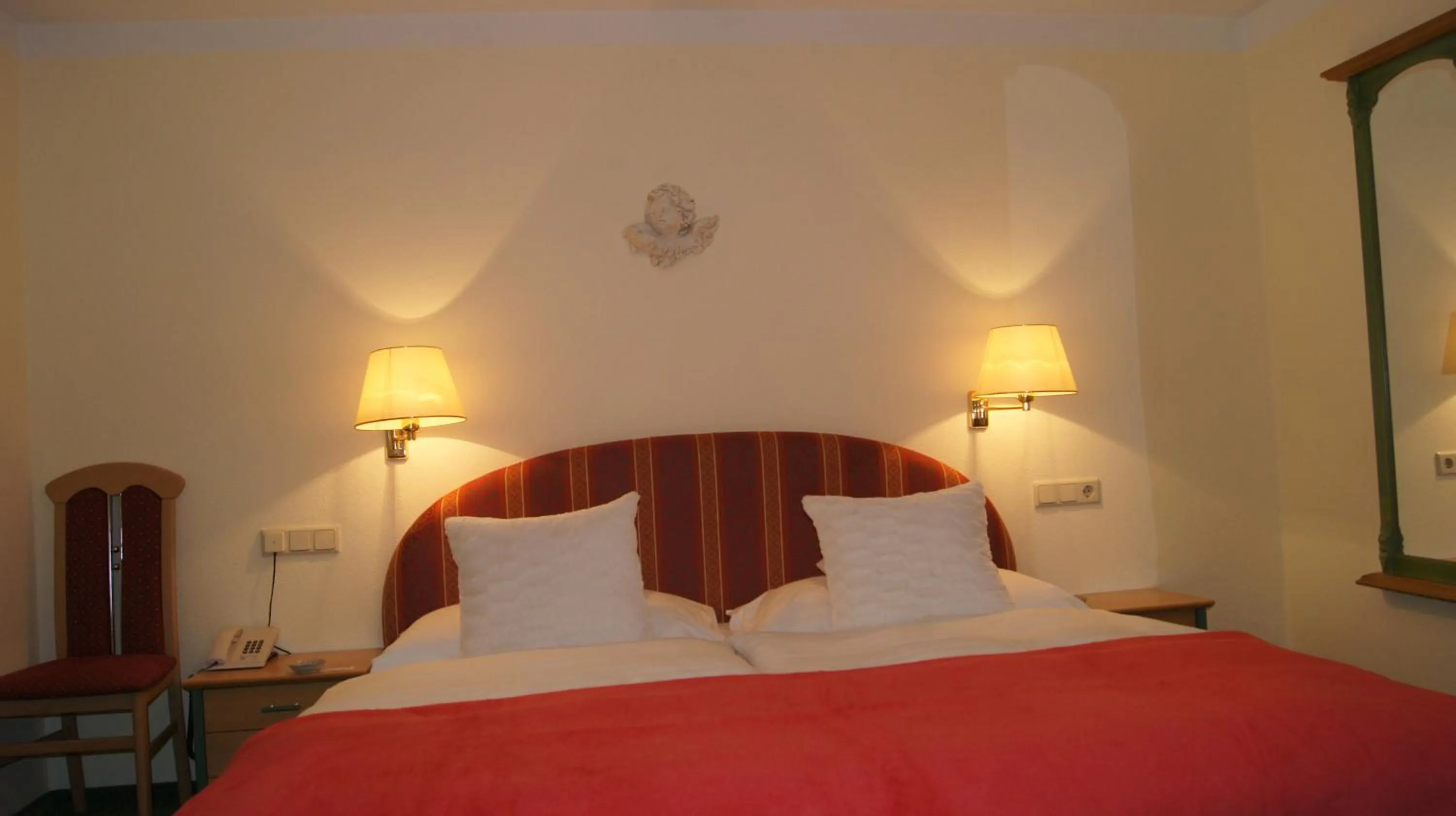 Bed in Pension Hartenfels