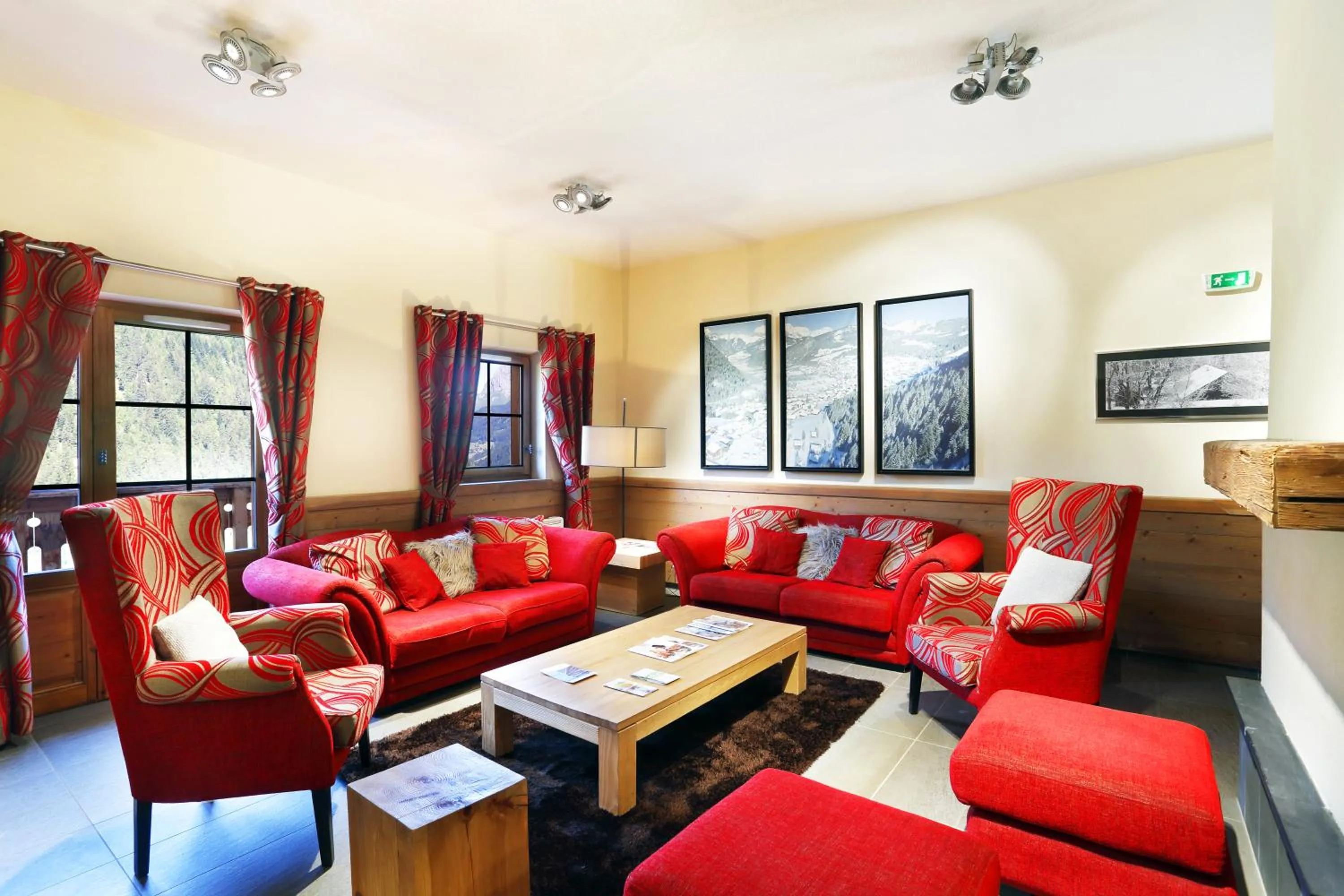 Living room in Résidence Néméa Le Grand Lodge