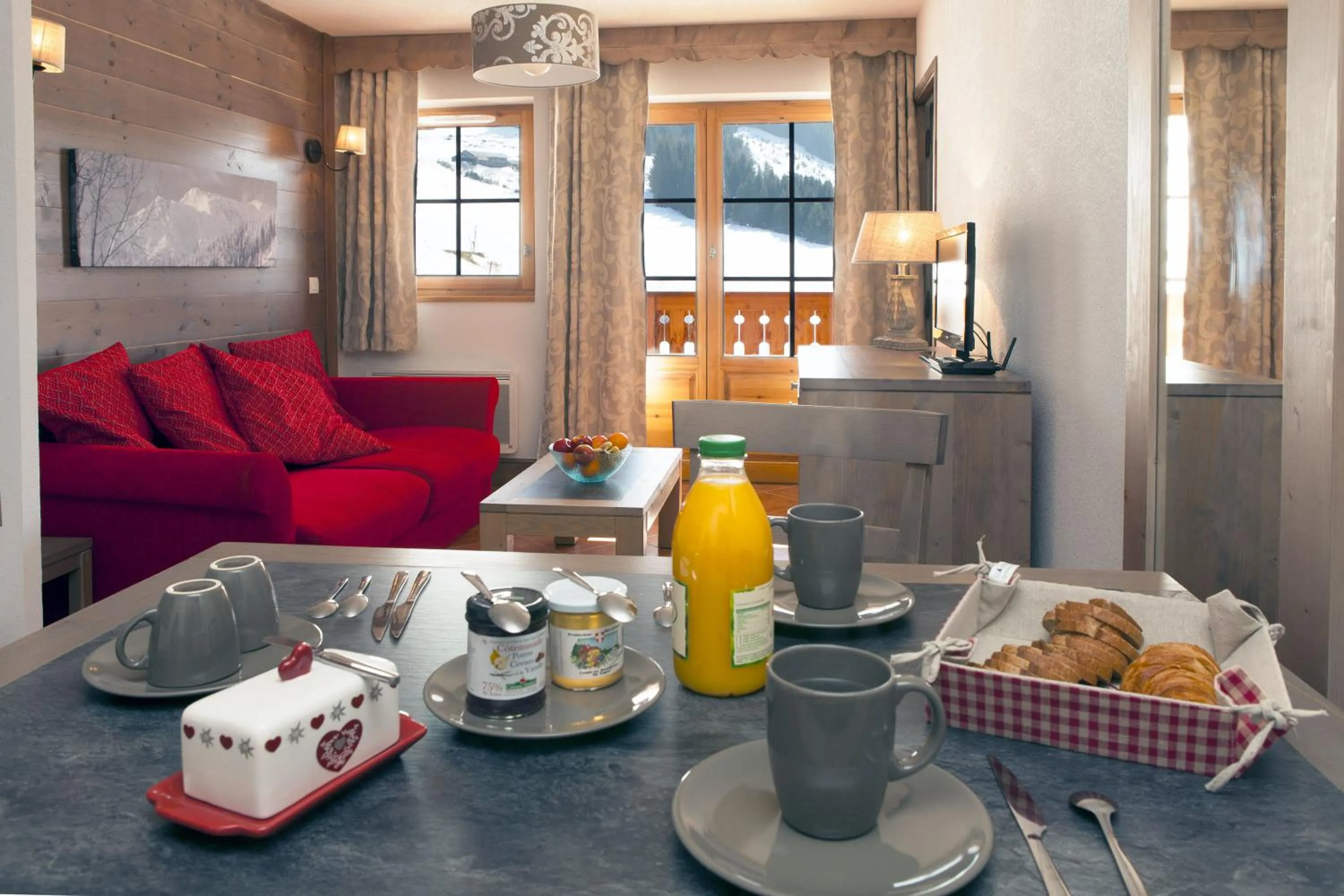 Balcony/Terrace in Résidence Néméa Le Grand Lodge